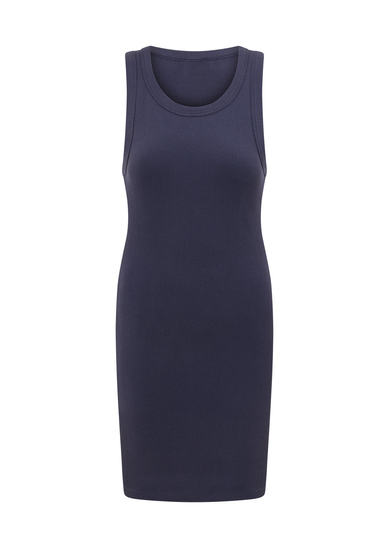 Lorna Jane On The Move Rib Tank Dress - Ash Blue
