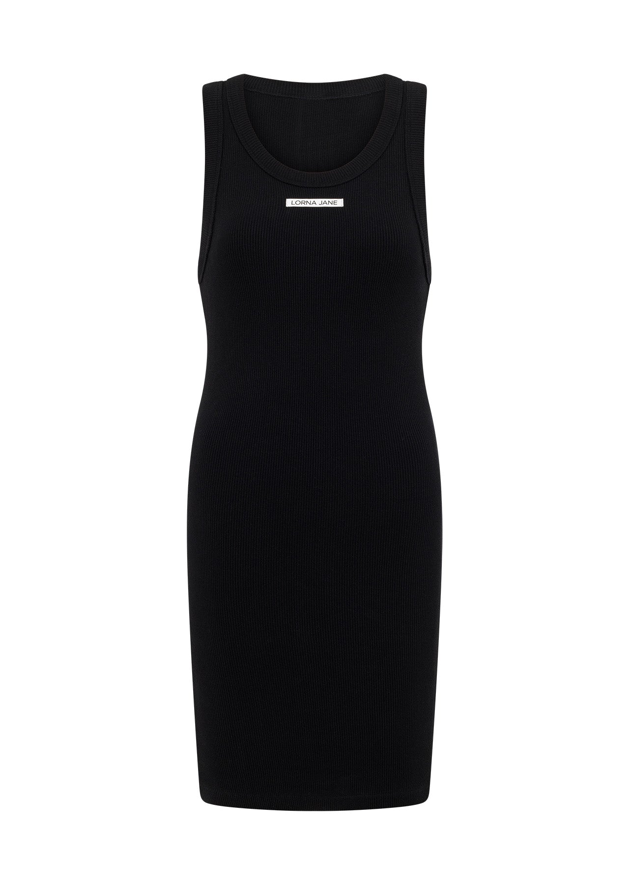 Lorna Jane On The Move Rib Tank Dress - Black