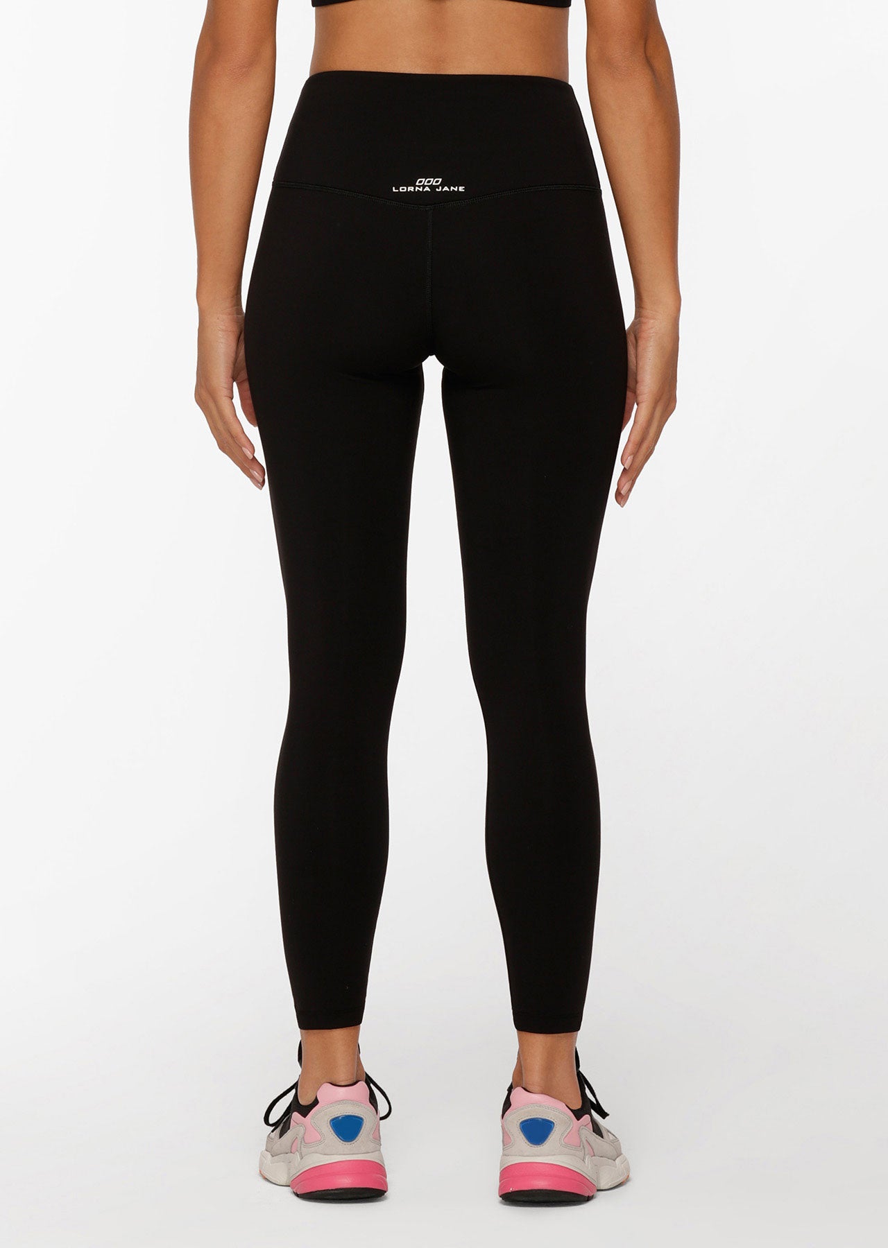 Lorna Jane Lotus Classic Ankle Biter Leggings - Black