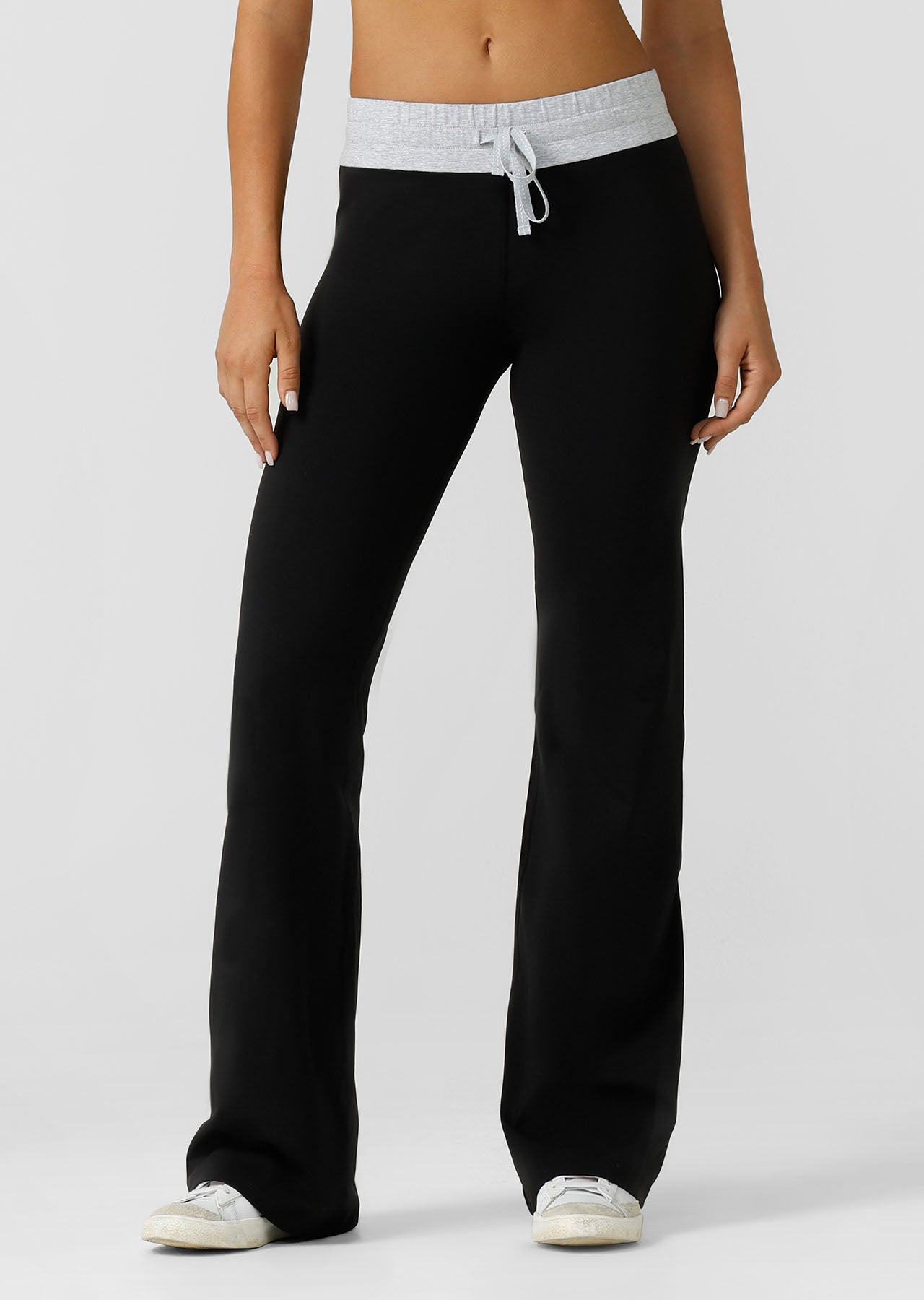 Lorna Jane Flashdance Bootleg Pants - Black