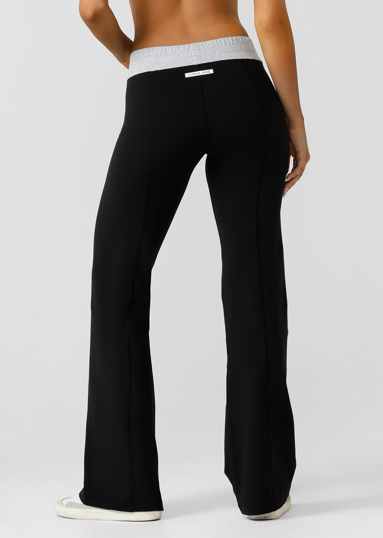 Lorna Jane Flashdance Bootleg Pants - Black