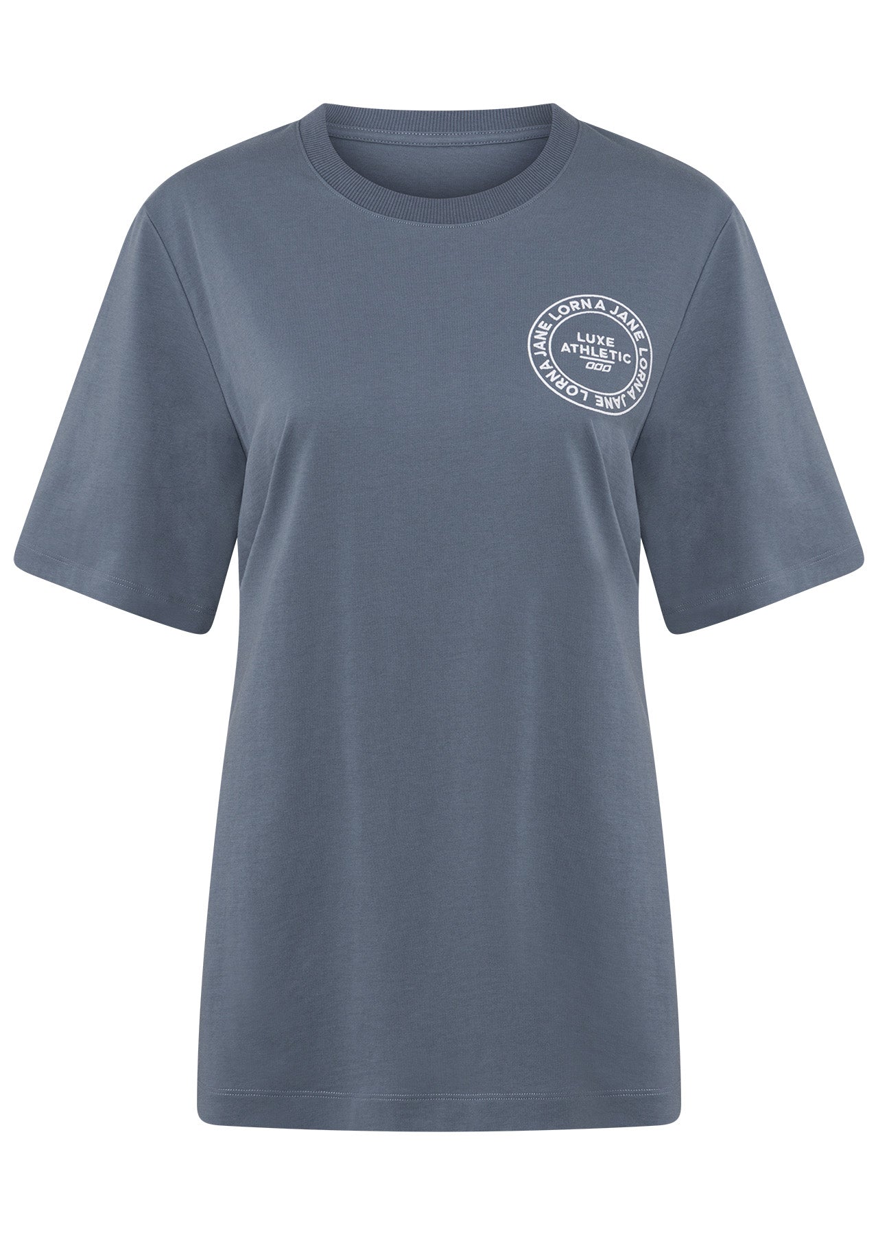 Lorna Jane Lotus Relaxed Tee - Powder Grey