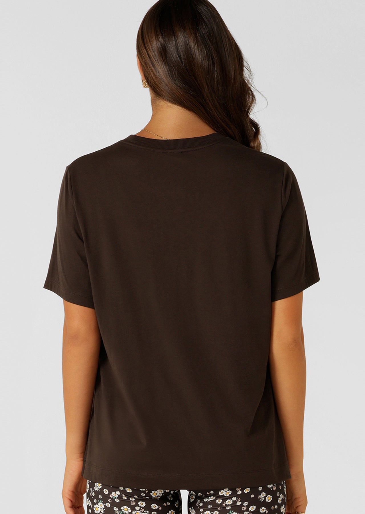 Lorna Jane Lotus Relaxed Tee - Volcano