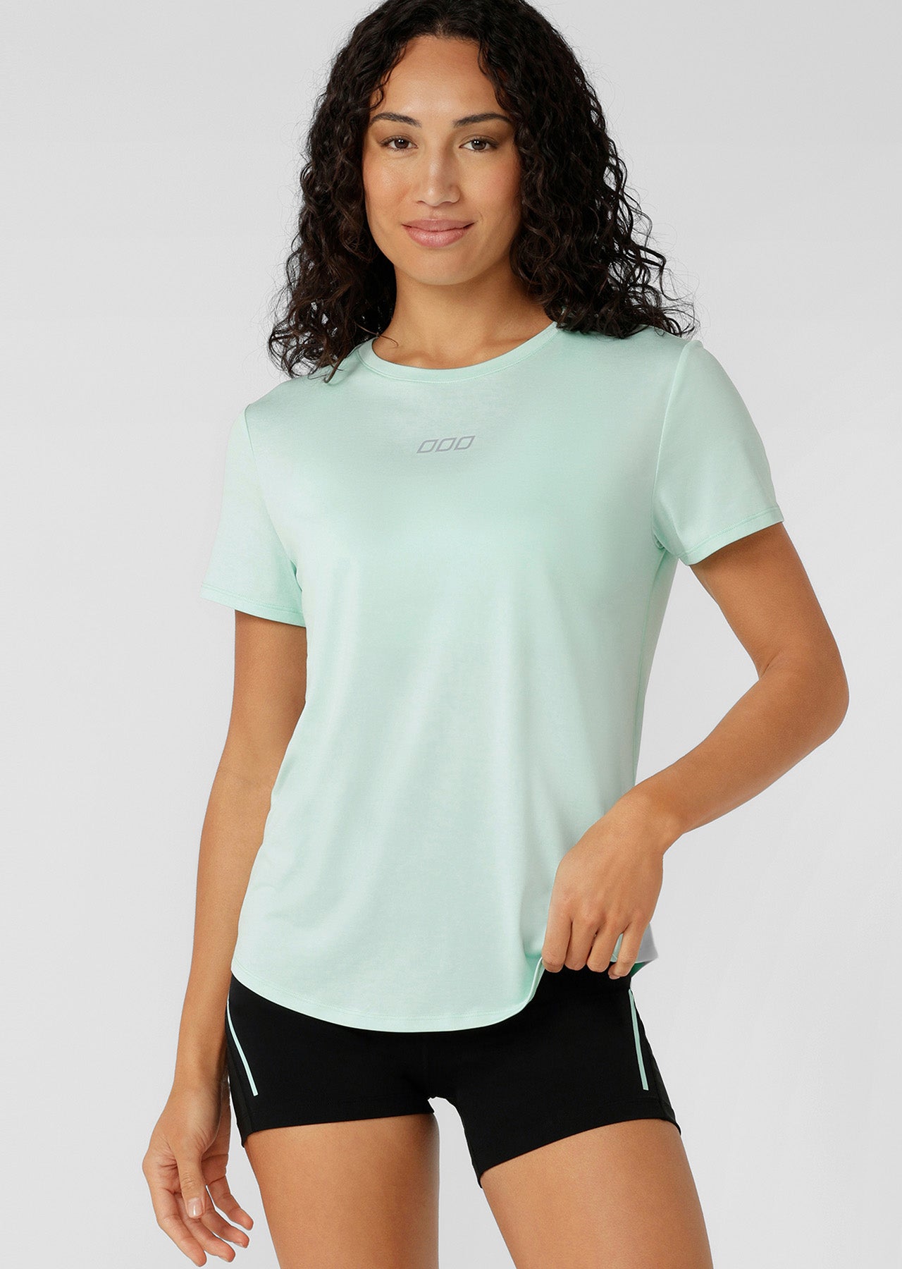 Lorna Jane Amy Dynamic Active T-Shirt - Mint Cream Marl