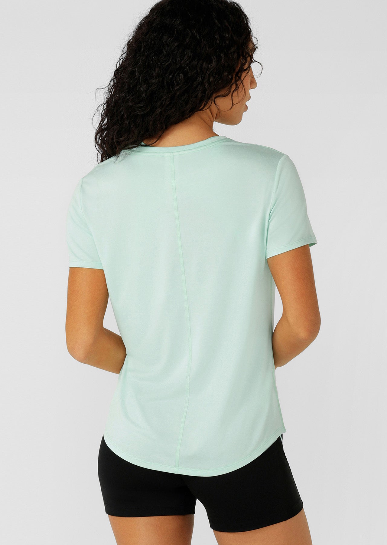 Lorna Jane Amy Dynamic Active T-Shirt - Mint Cream Marl