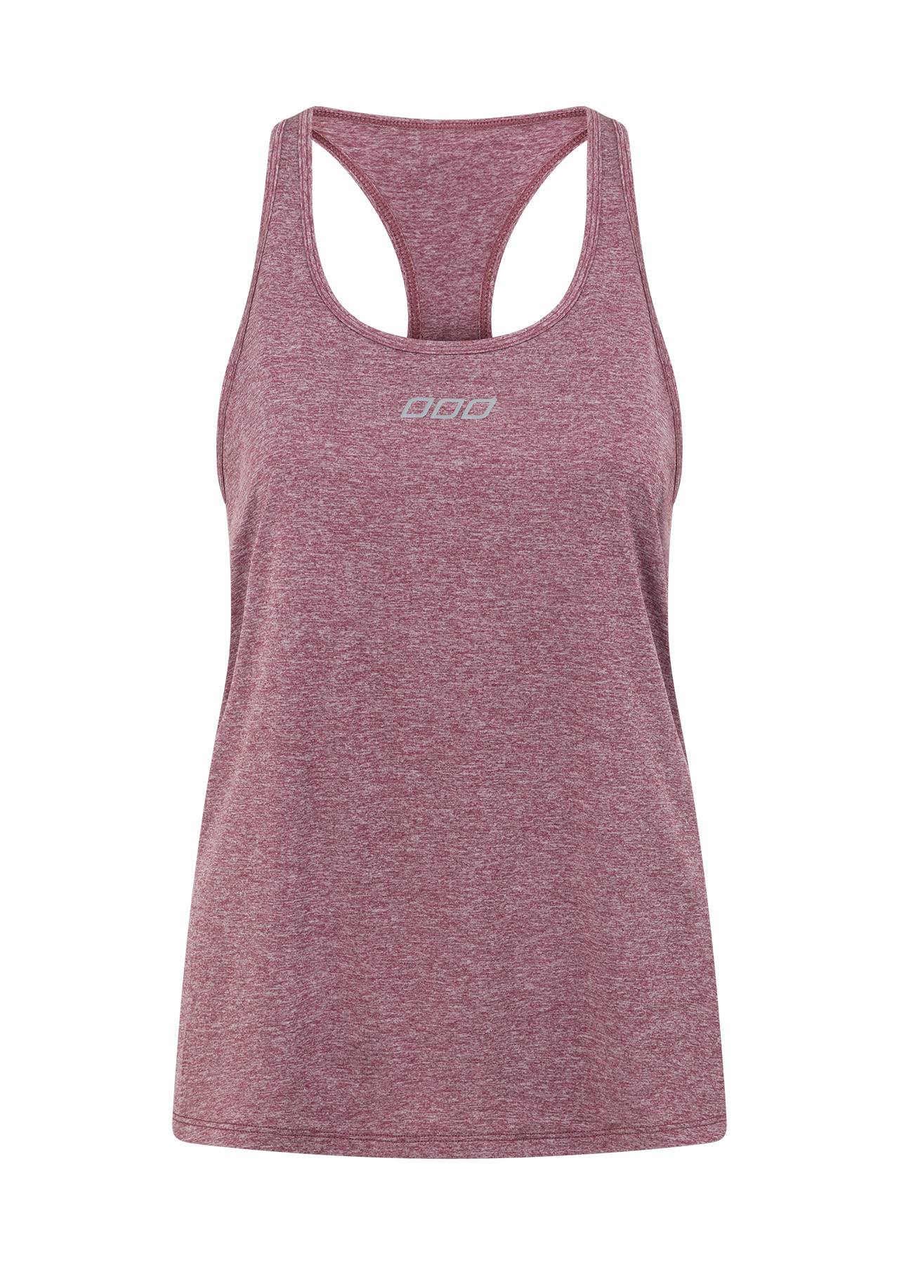 Lorna Jane Amy Dynamic Active Tank - Dark Rose Blush Marl