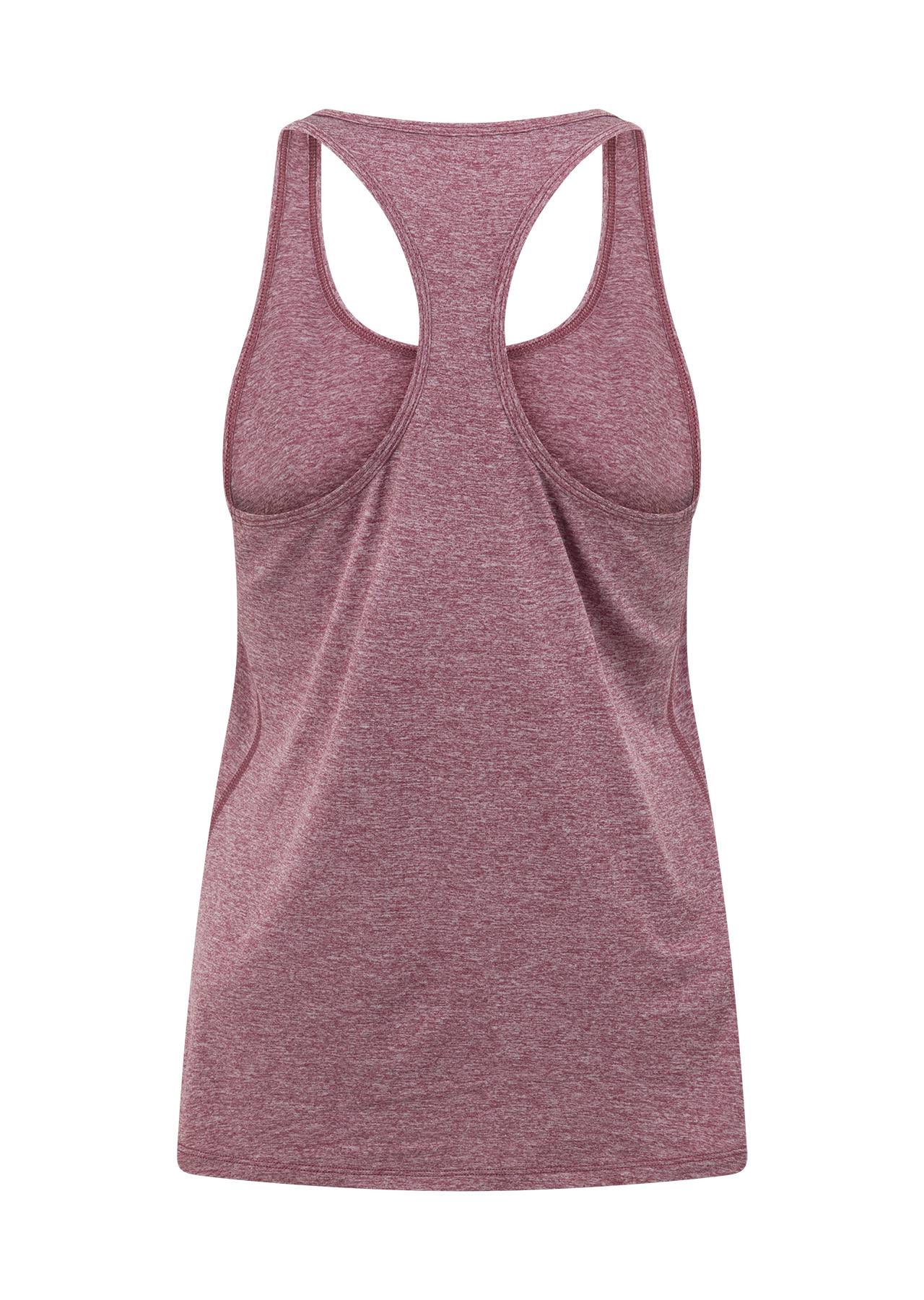 Lorna Jane Amy Dynamic Active Tank - Dark Rose Blush Marl