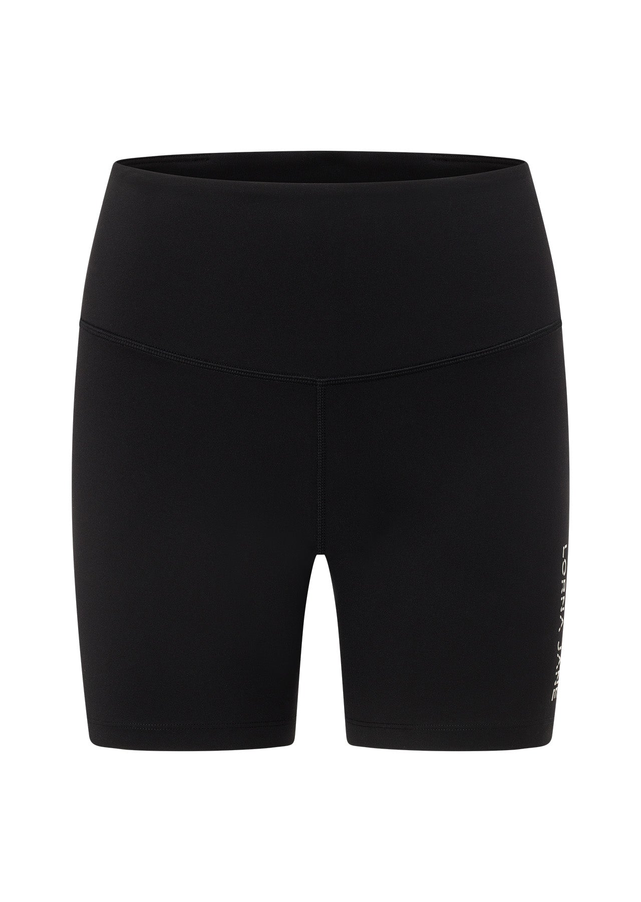 Lorna Jane Lotus No Chafe Phone Pocket 16cm Bike Shorts - Recycled Black