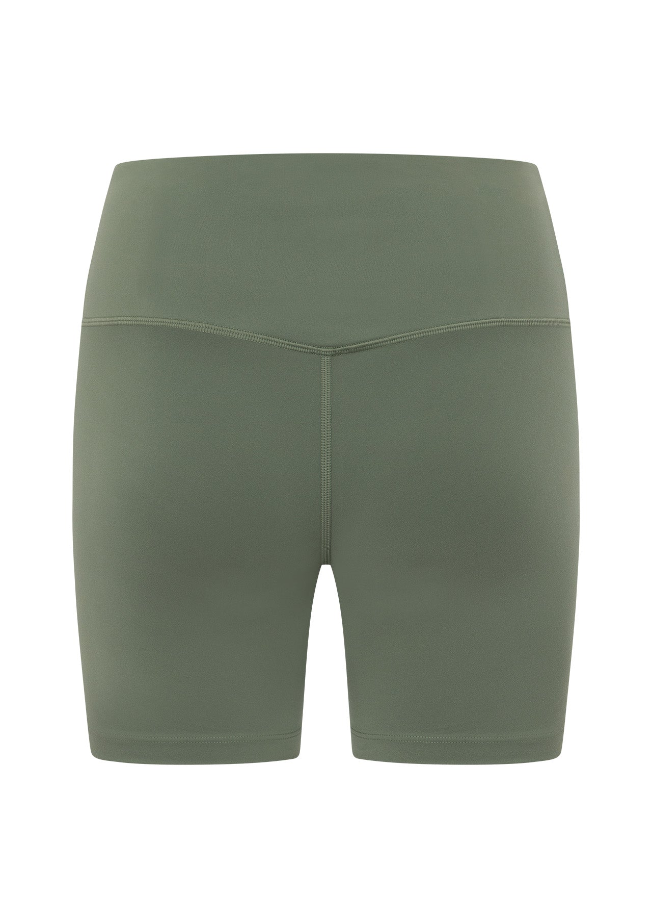 Lorna Jane Lotus No Chafe Phone Pocket 16cm Bike Shorts - Light Khaki