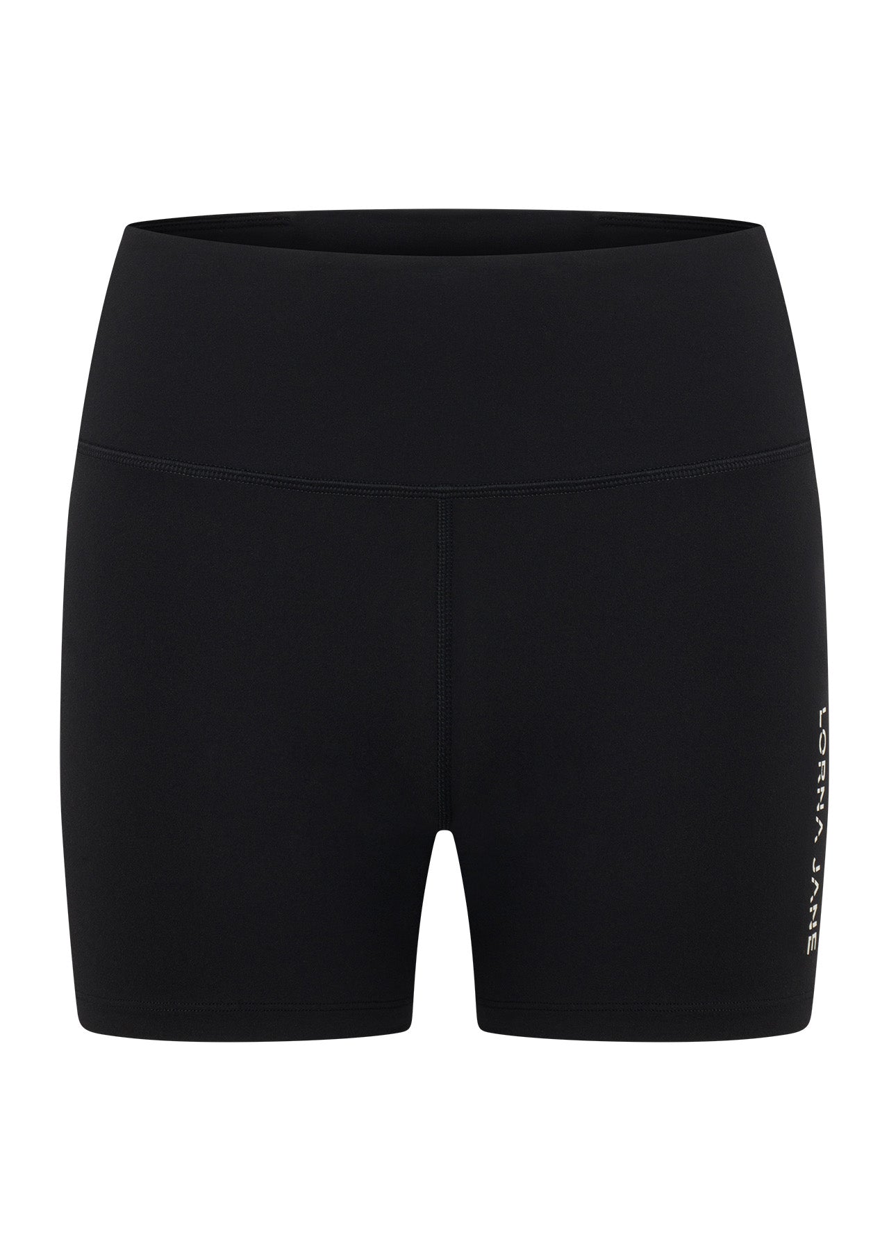 Lorna Jane Lotus No Chafe Phone Pocket 12cm Bike Shorts - Recycled Black