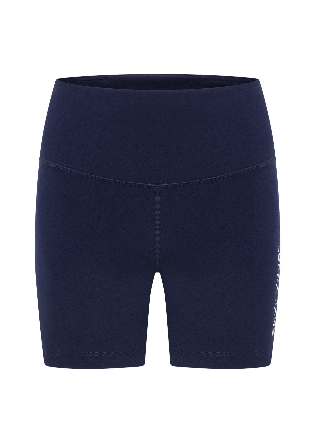 Lorna Jane Lotus No Chafe Phone Pocket 12cm Bike Shorts - French Navy