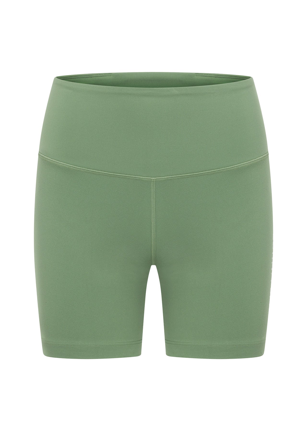 Lorna Jane Lotus No Chafe Phone Pocket 12cm Bike Shorts - Green Goodness