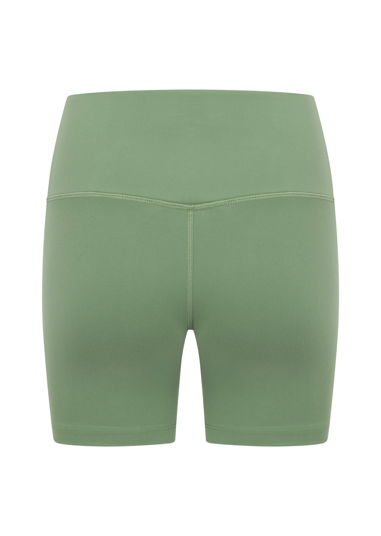 Lorna Jane Lotus No Chafe Phone Pocket 12cm Bike Shorts - Green Goodness