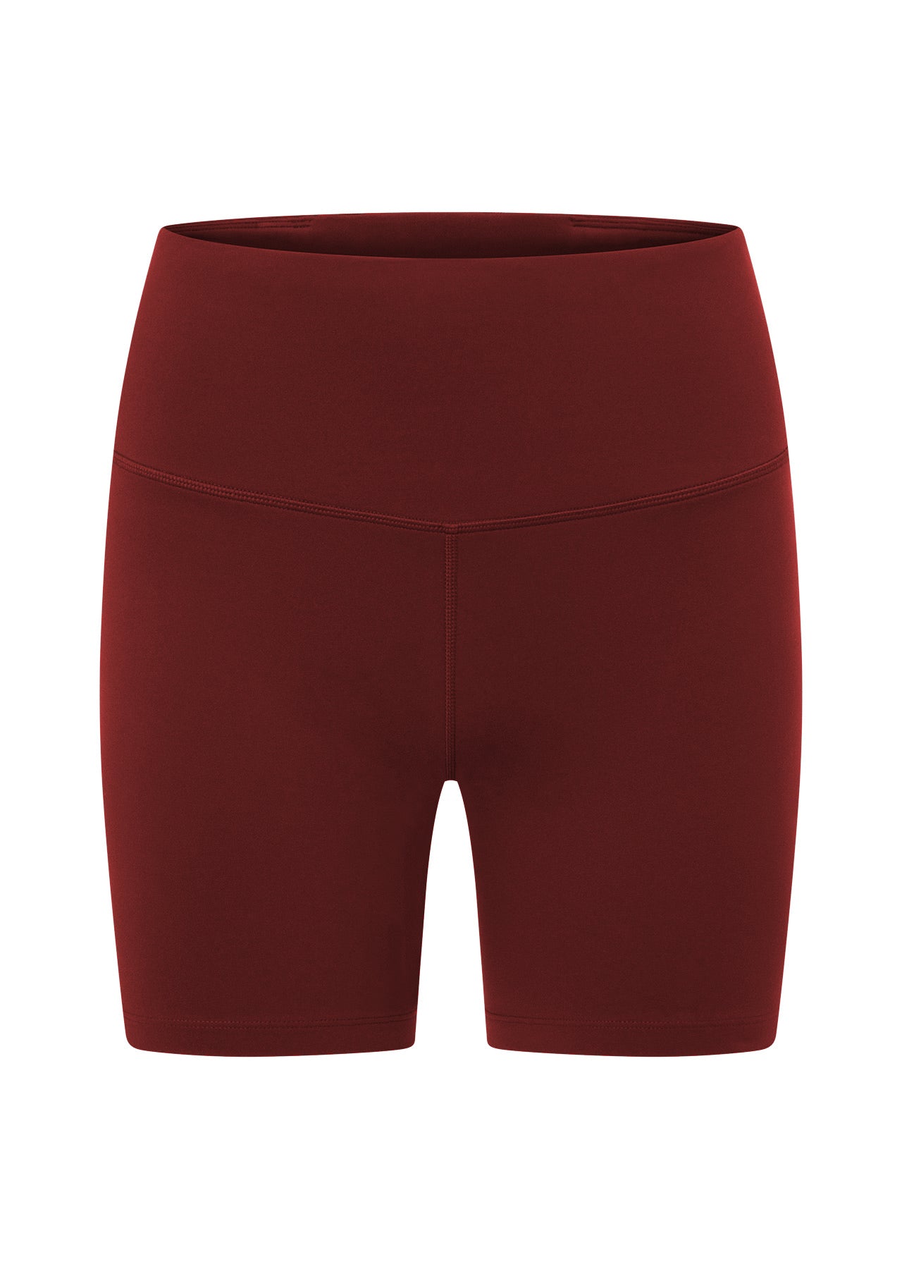 Lorna Jane Lotus No Chafe Phone Pocket 12cm Bike Shorts - Merlot