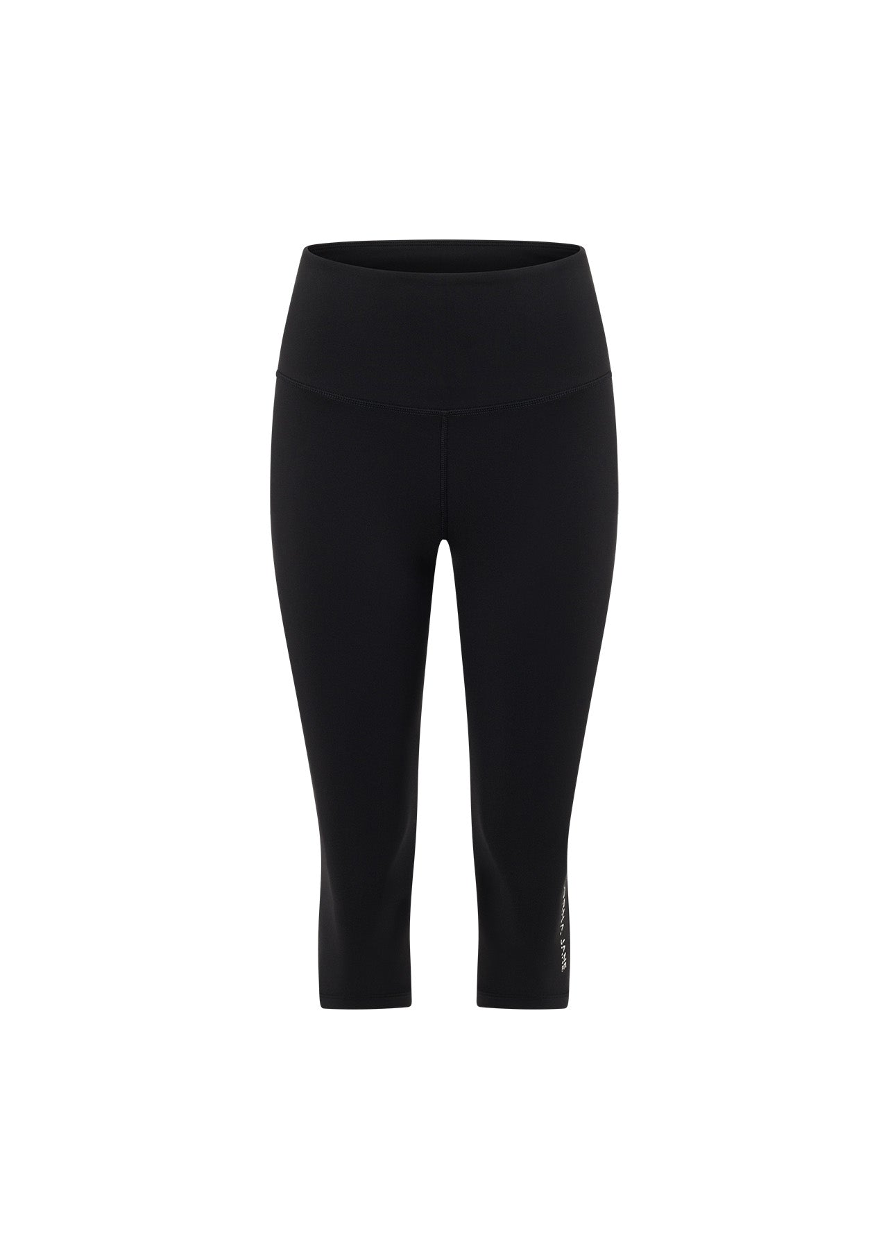 Lorna Jane Lotus No Chafe Phone Pocket 3/4 Leggings - Recycled Black