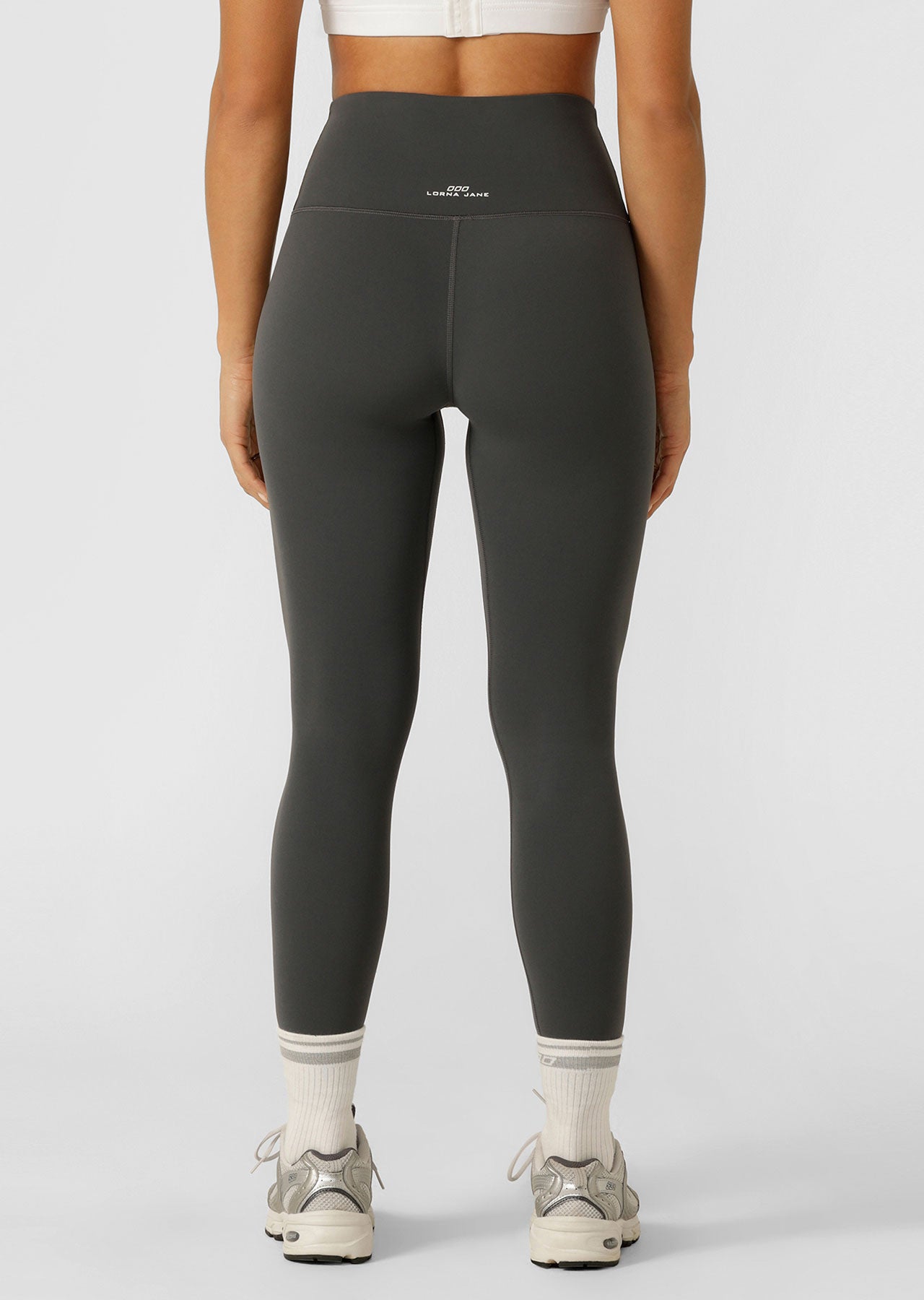 Lorna Jane Liberty Ankle Biter Leggings - Titanium