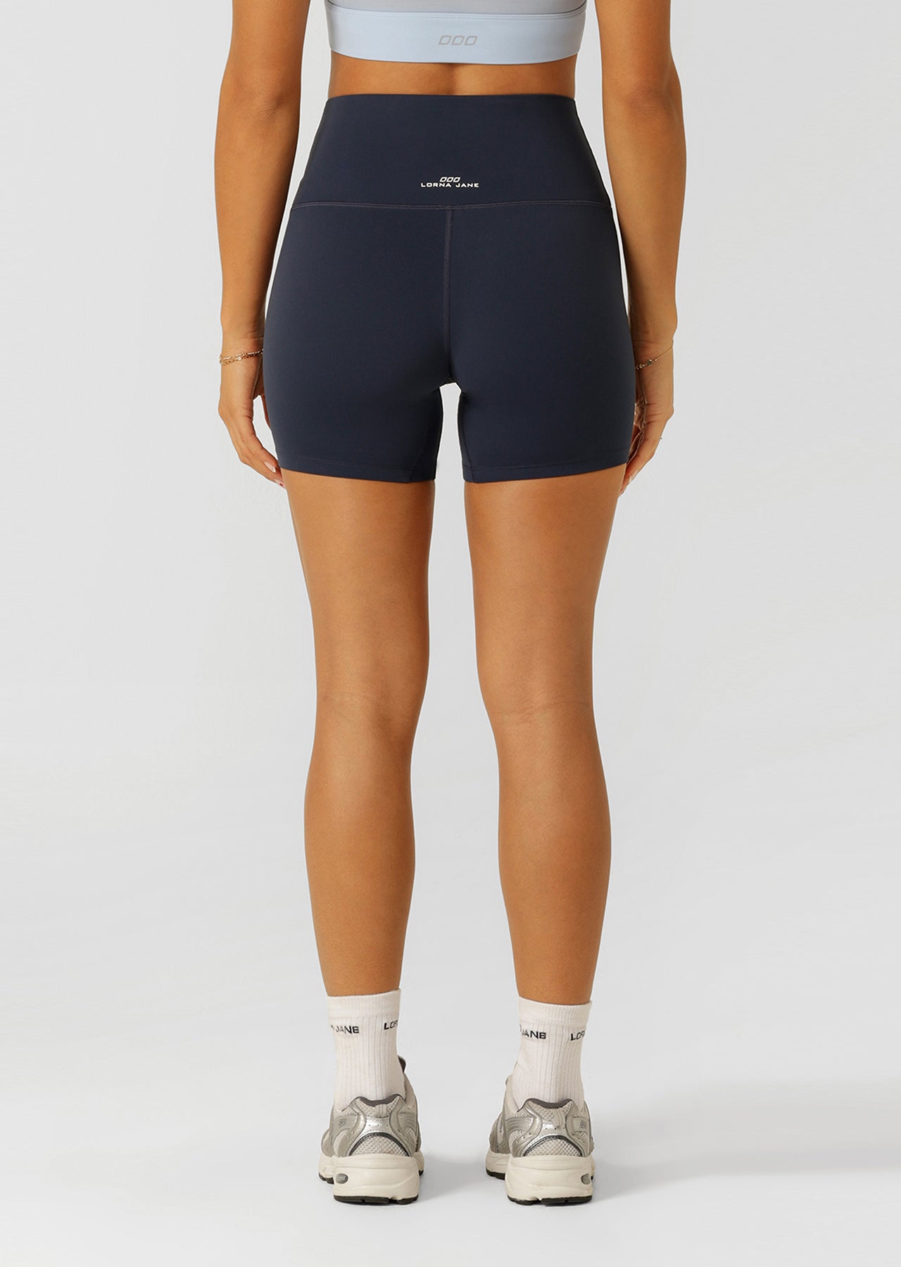 Lorna Jane Liberty 14cm Bike Shorts - Platinum Navy