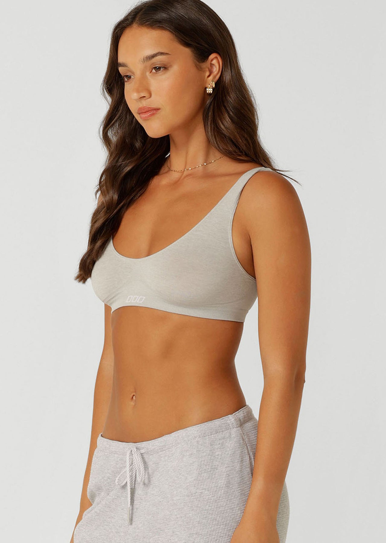 Lorna Jane Seamless Bralette - Grey Marl