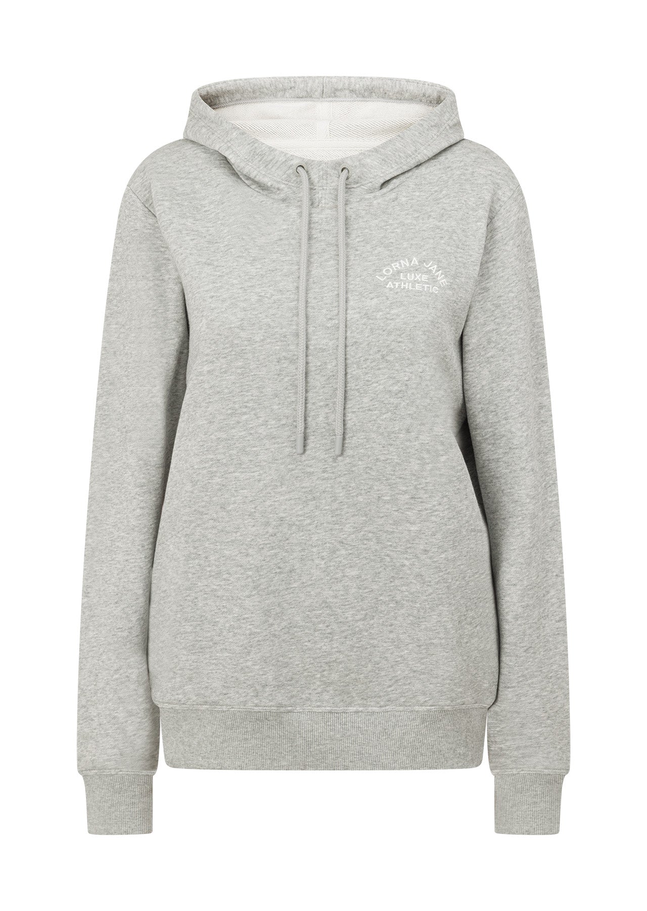 Lorna Jane Lotus Hoodie - Grey Marl