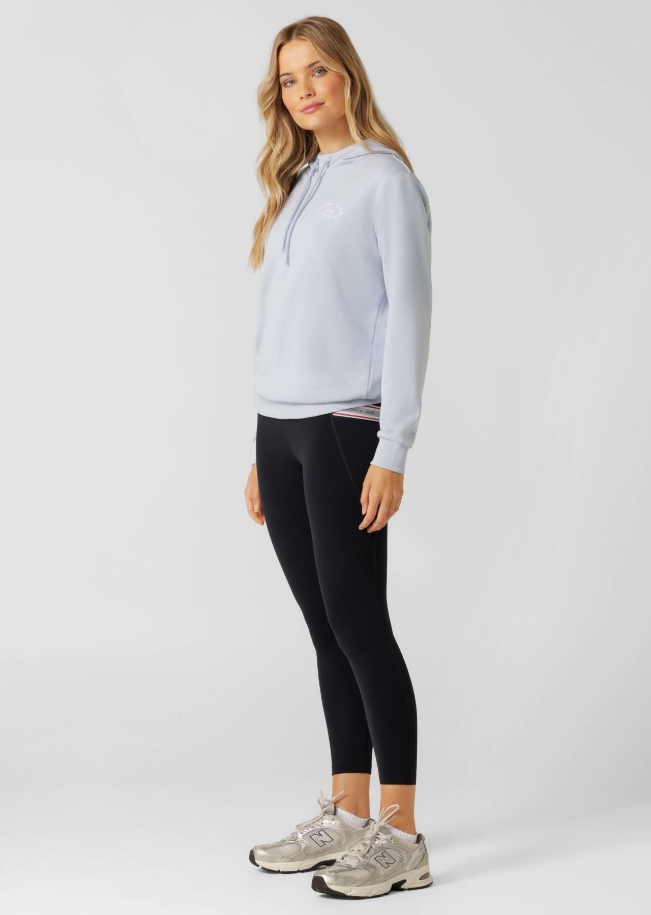 Lorna Jane Lotus Hoodie - Heather Blue