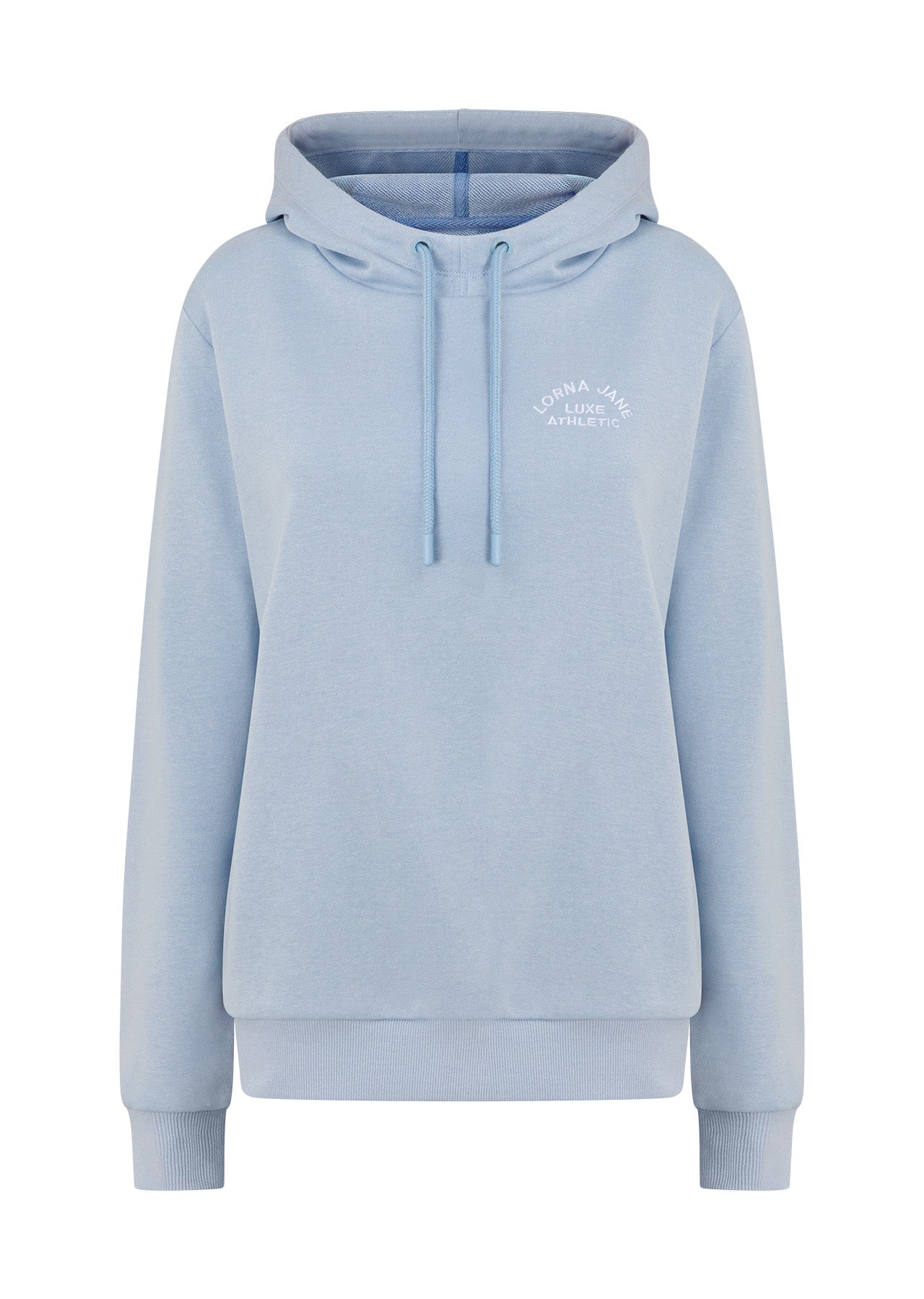 Lorna Jane Lotus Hoodie - Heather Blue