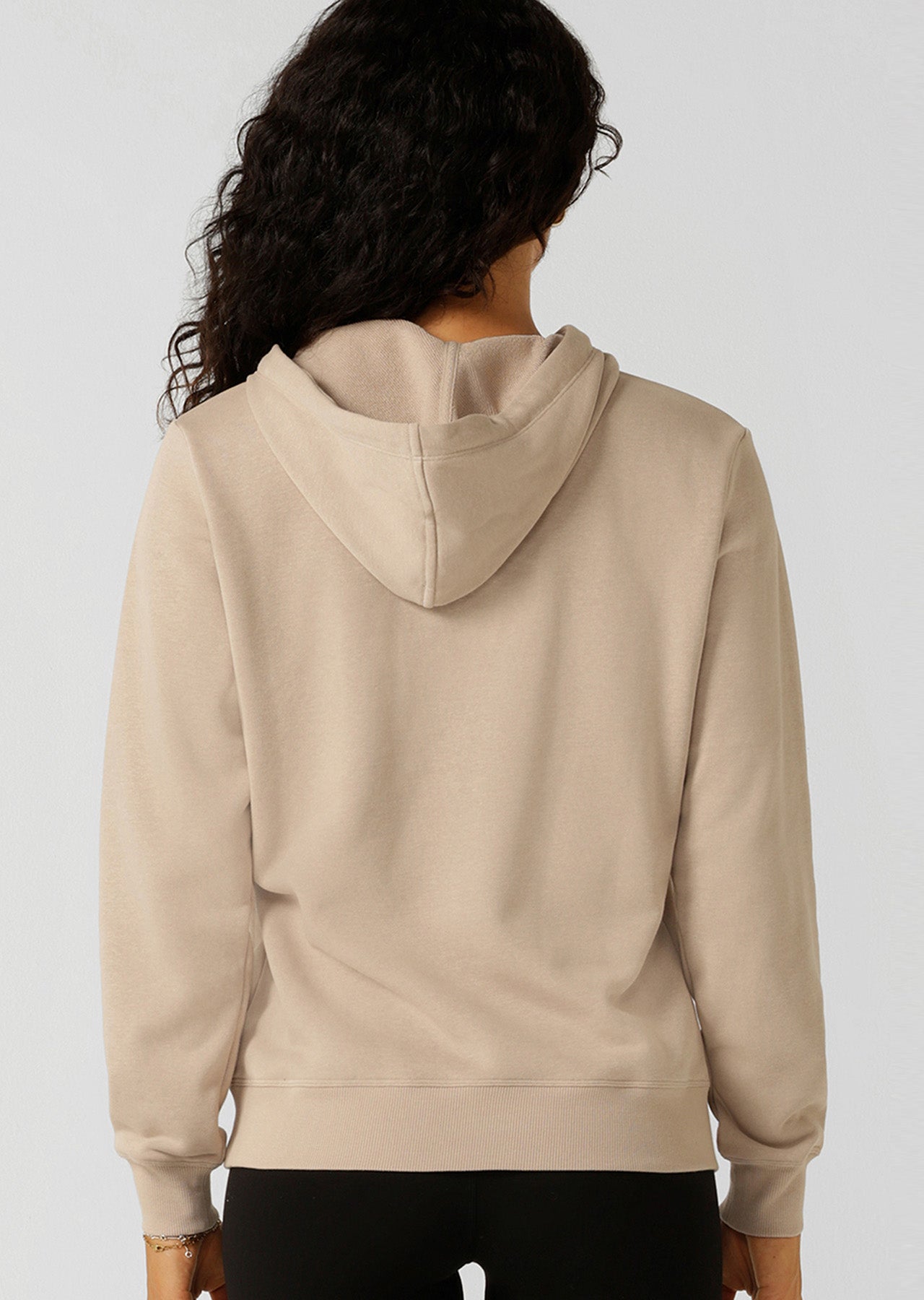 Lorna Jane Lotus Hoodie - Latte
