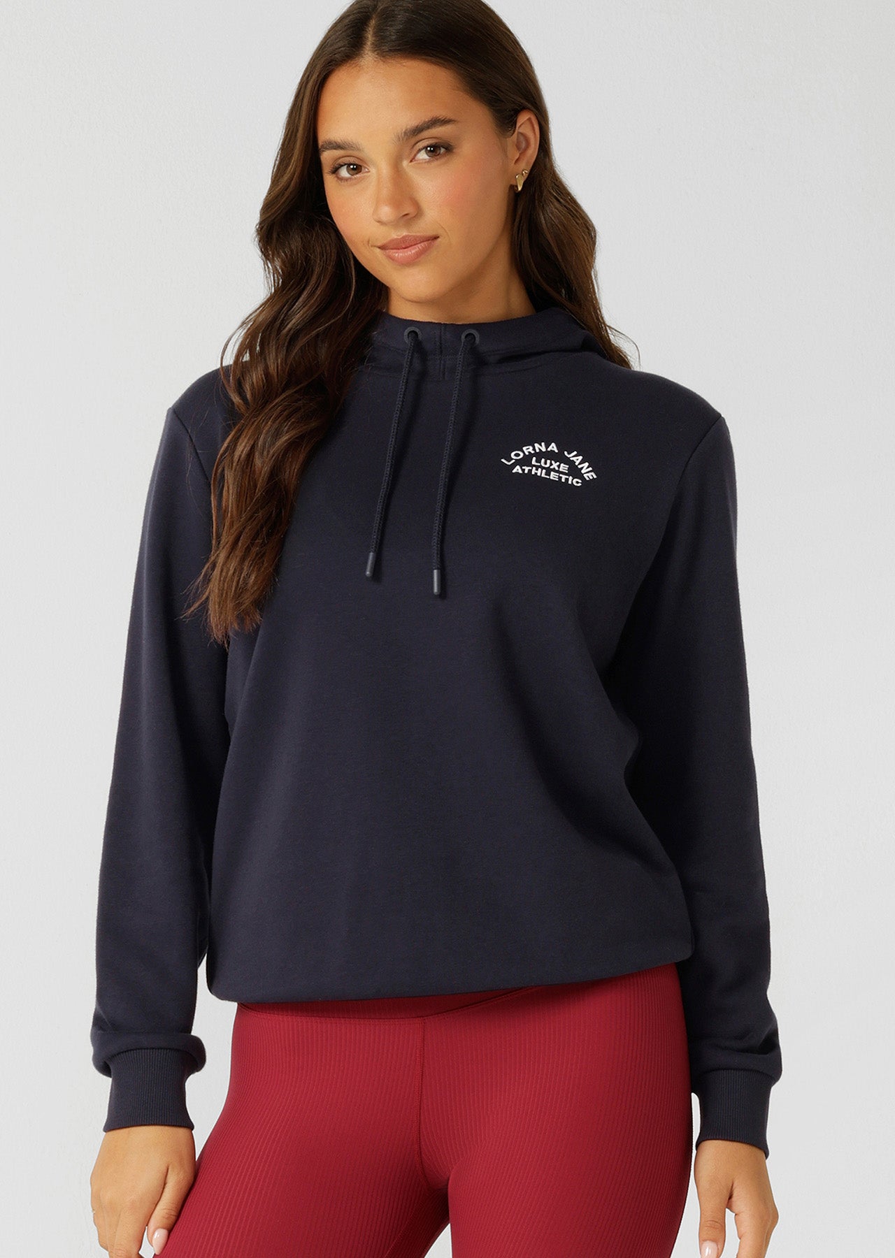 Lorna Jane Lotus Hoodie - Midnight Blue