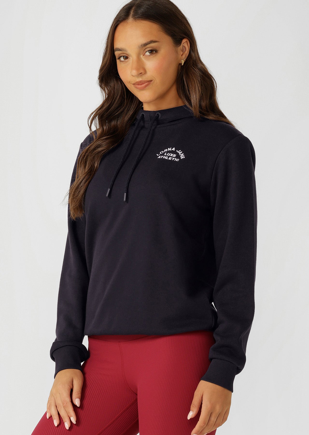 Lorna Jane Lotus Hoodie - Midnight Blue