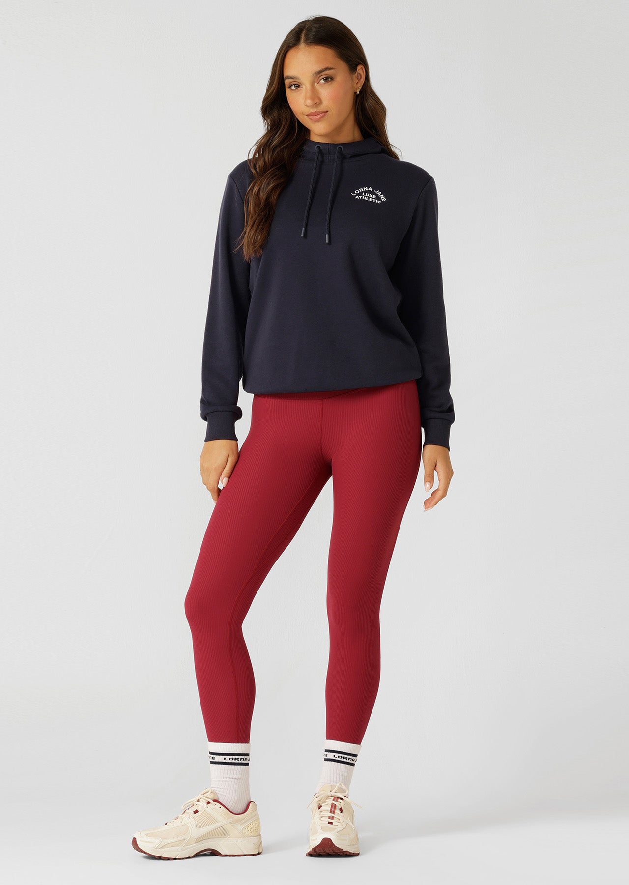 Lorna Jane Lotus Hoodie - Midnight Blue