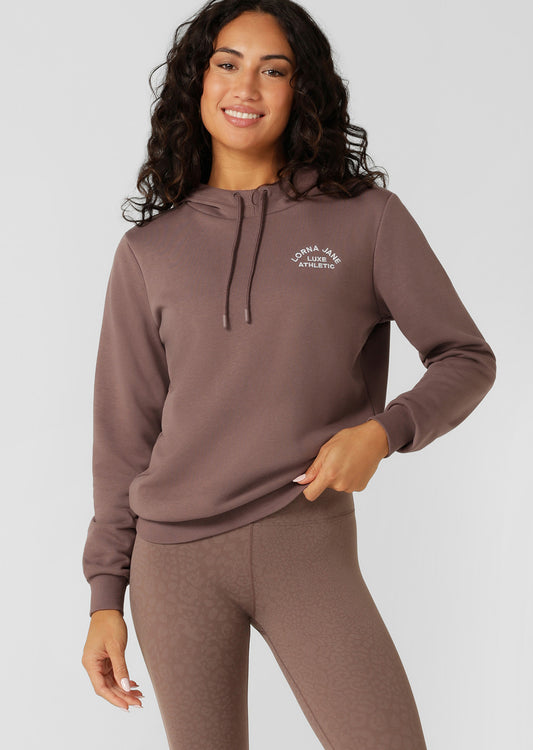 Lorna Jane Lotus Hoodie - Stone