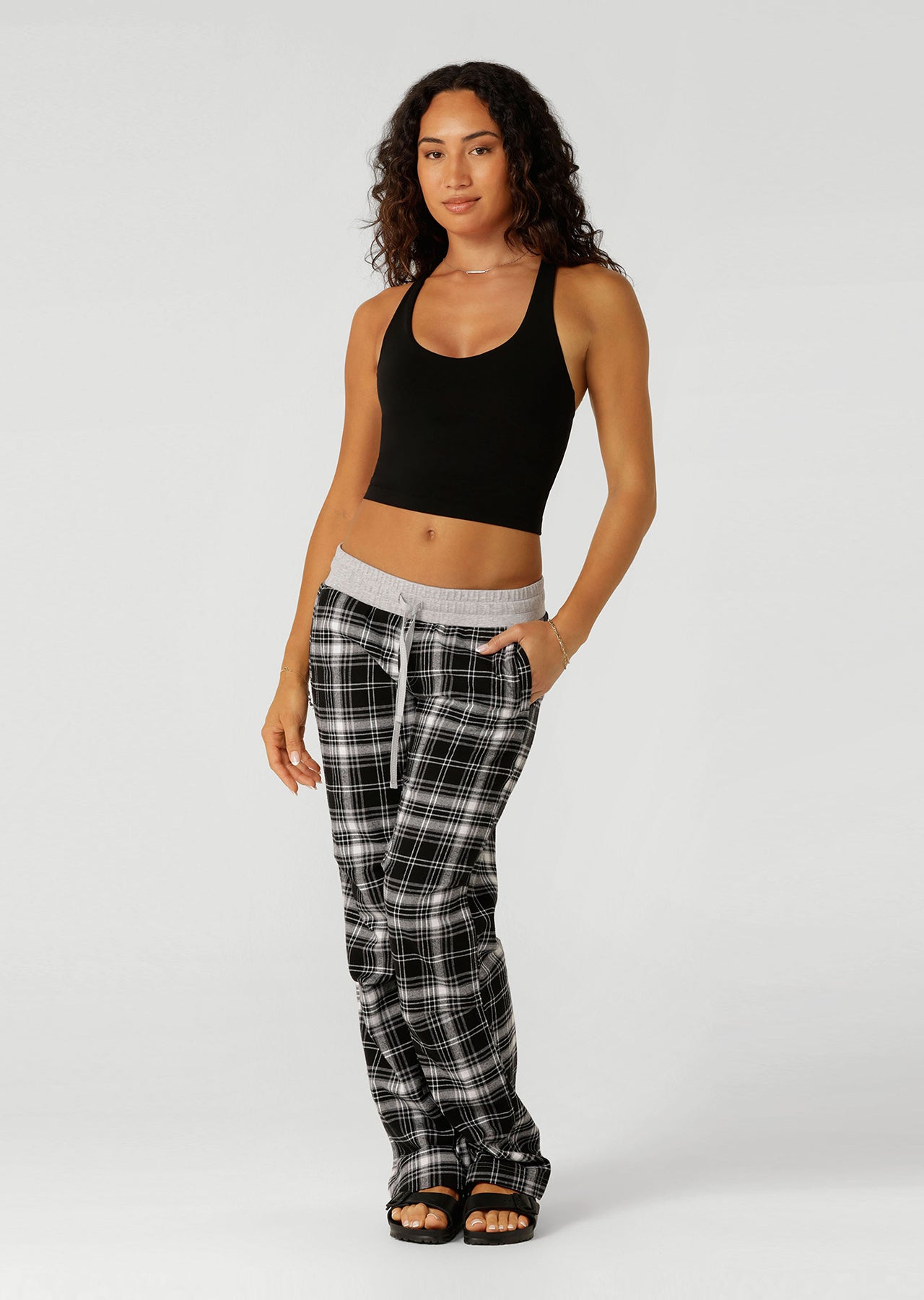 Lorna Jane Liberty Bra Tank Combo - Black