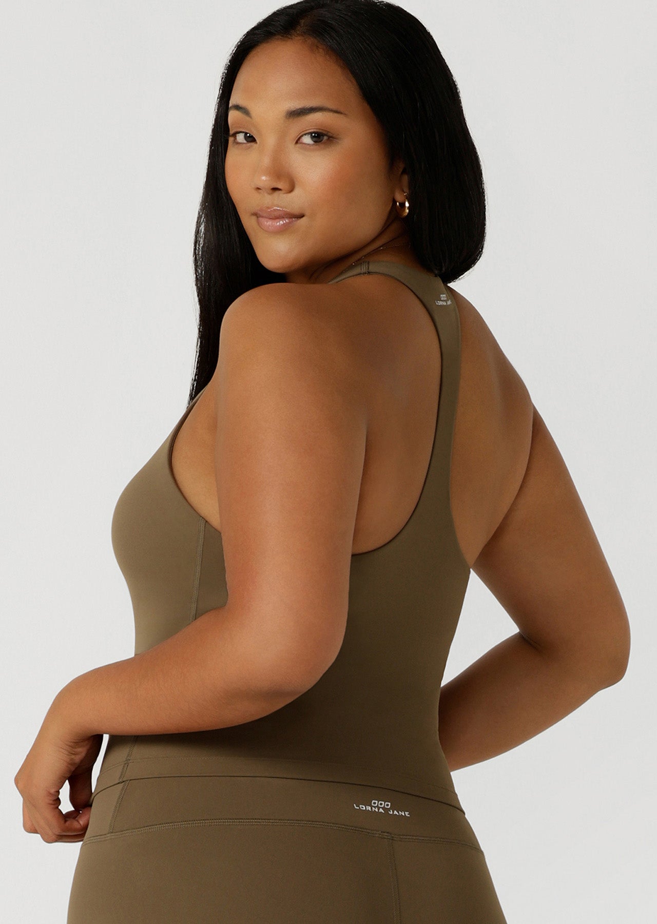 Lorna Jane Liberty Bra Tank Combo - Hazel