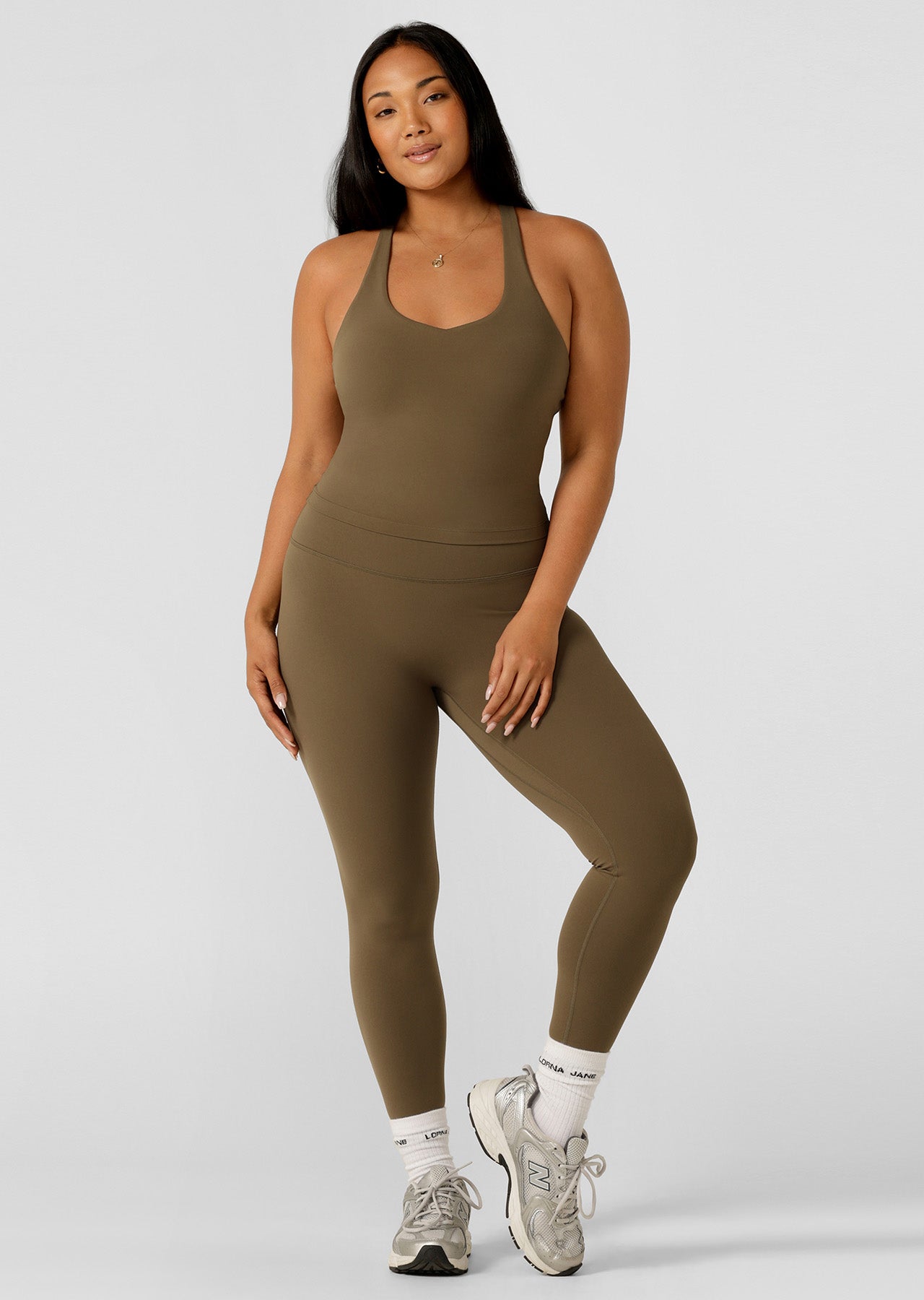 Lorna Jane Liberty Bra Tank Combo - Hazel