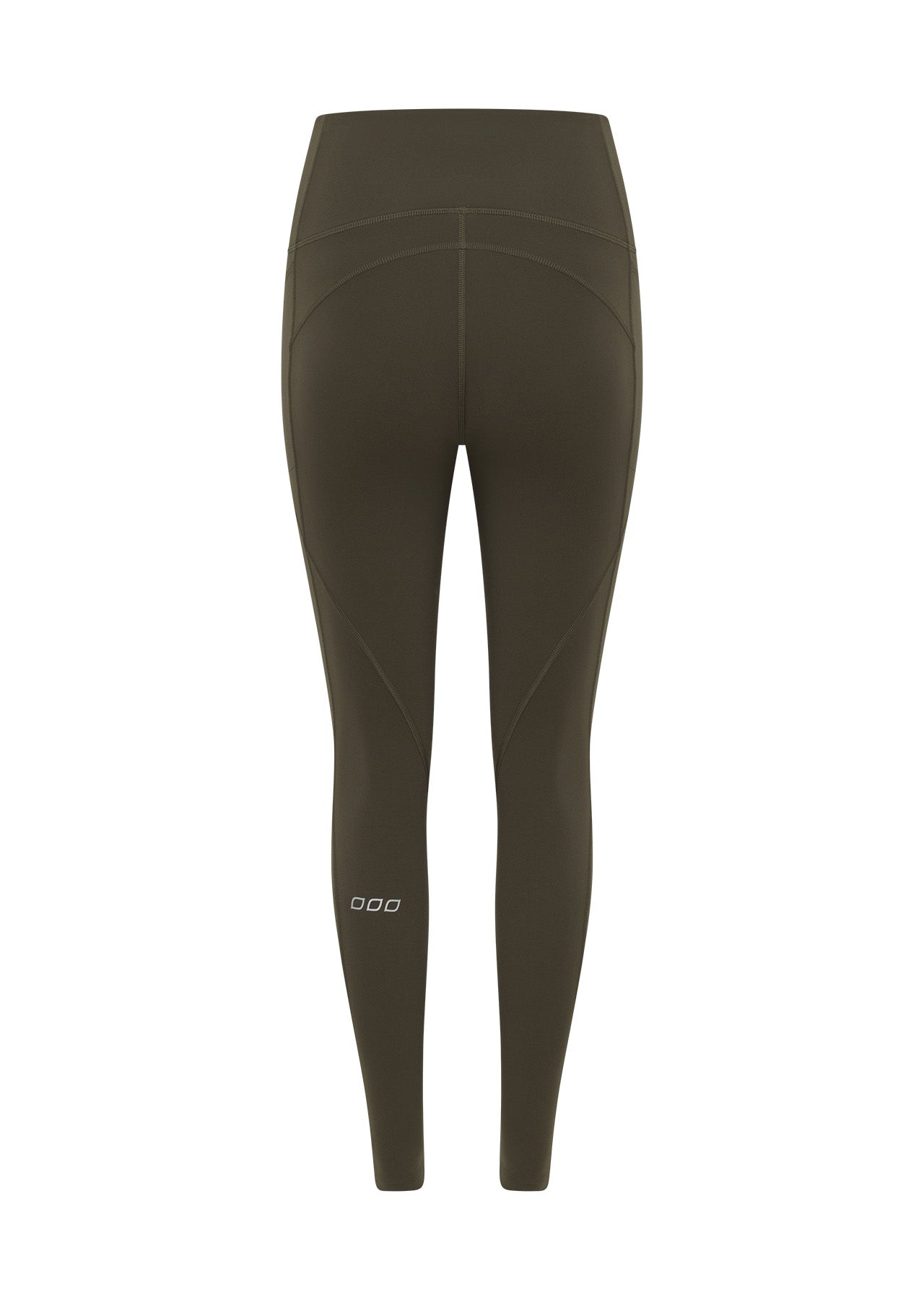 Lorna Jane Amy No Chafe Phone Pocket Full Length Leggings - Dark Khaki Haze