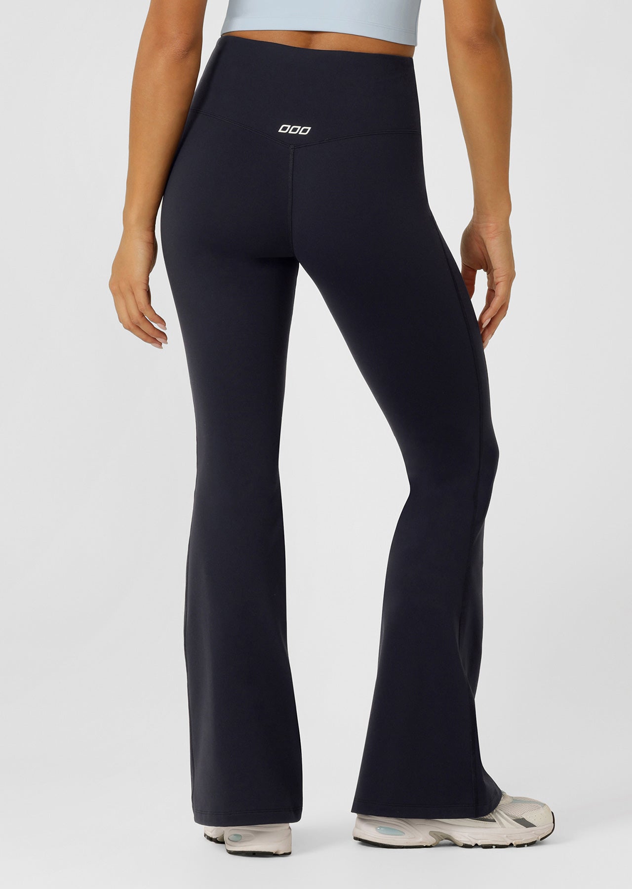 Lorna Jane Lotus Thermal Flared Leggings - Midnight Blue