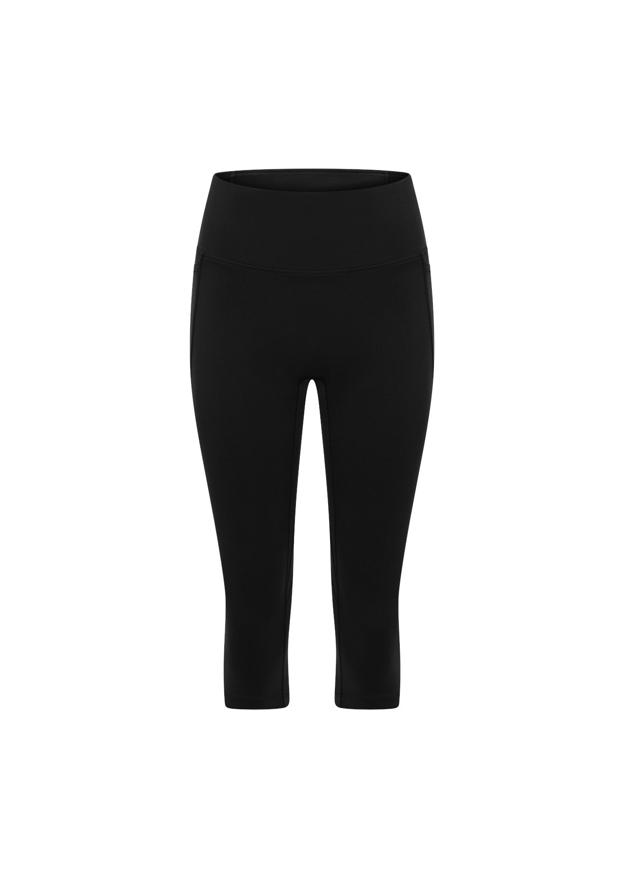 Lorna Jane Amy No Ride Phone Pocket 3/4 Leggings - Recycled Black