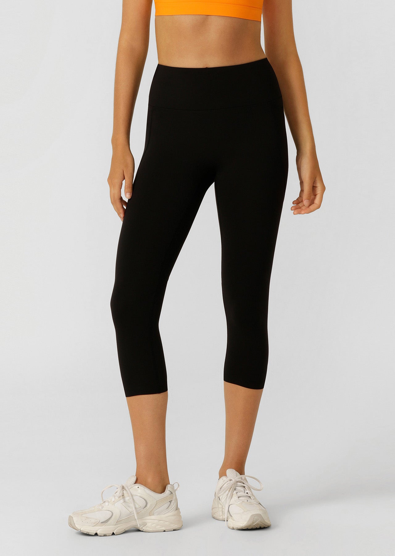 Lorna Jane Amy No Ride Phone Pocket 7/8 Leggings - Recycled Black