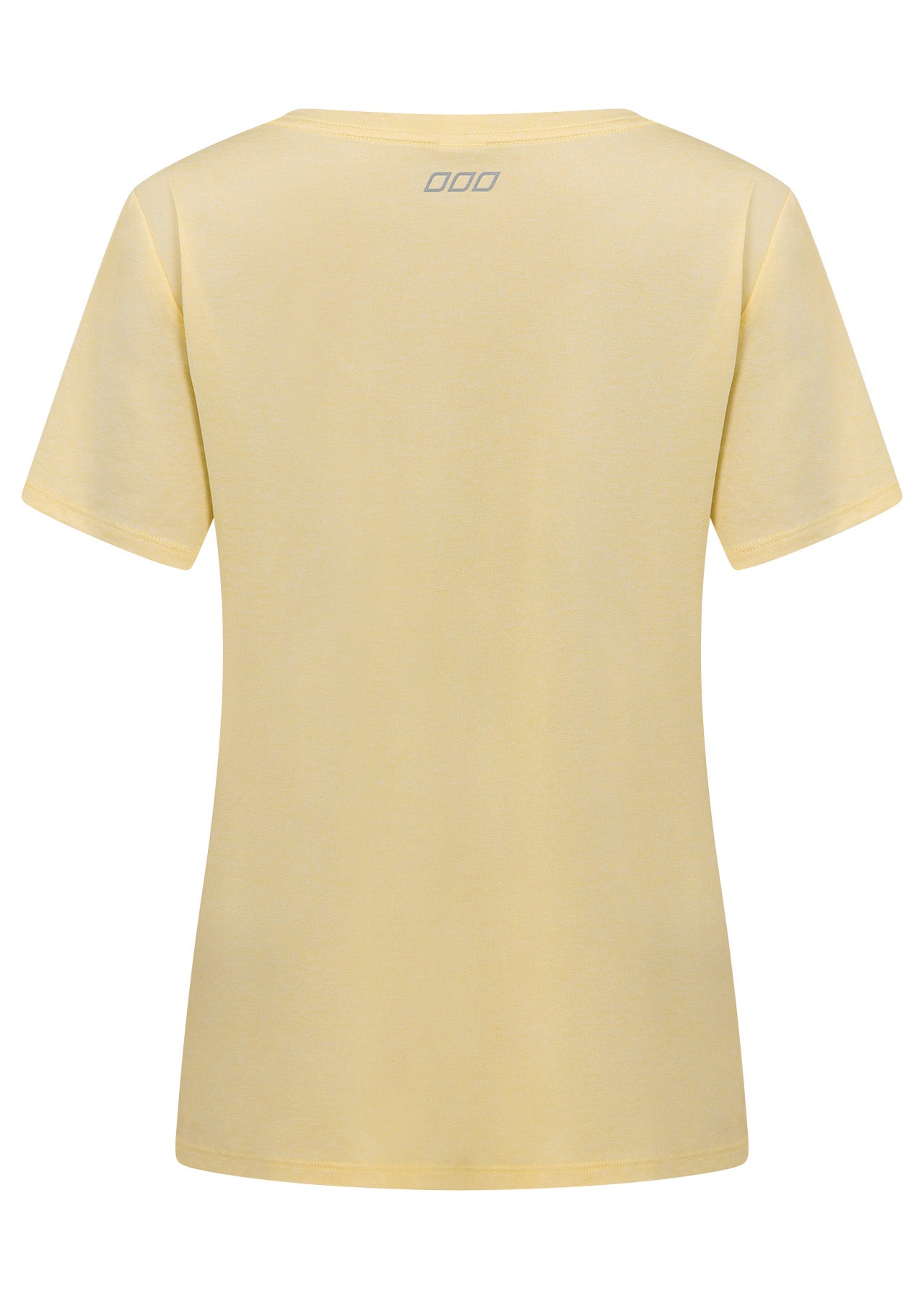 Lorna Jane Amy Dynamic Active V-Neck T-Shirt - Lemon Cream