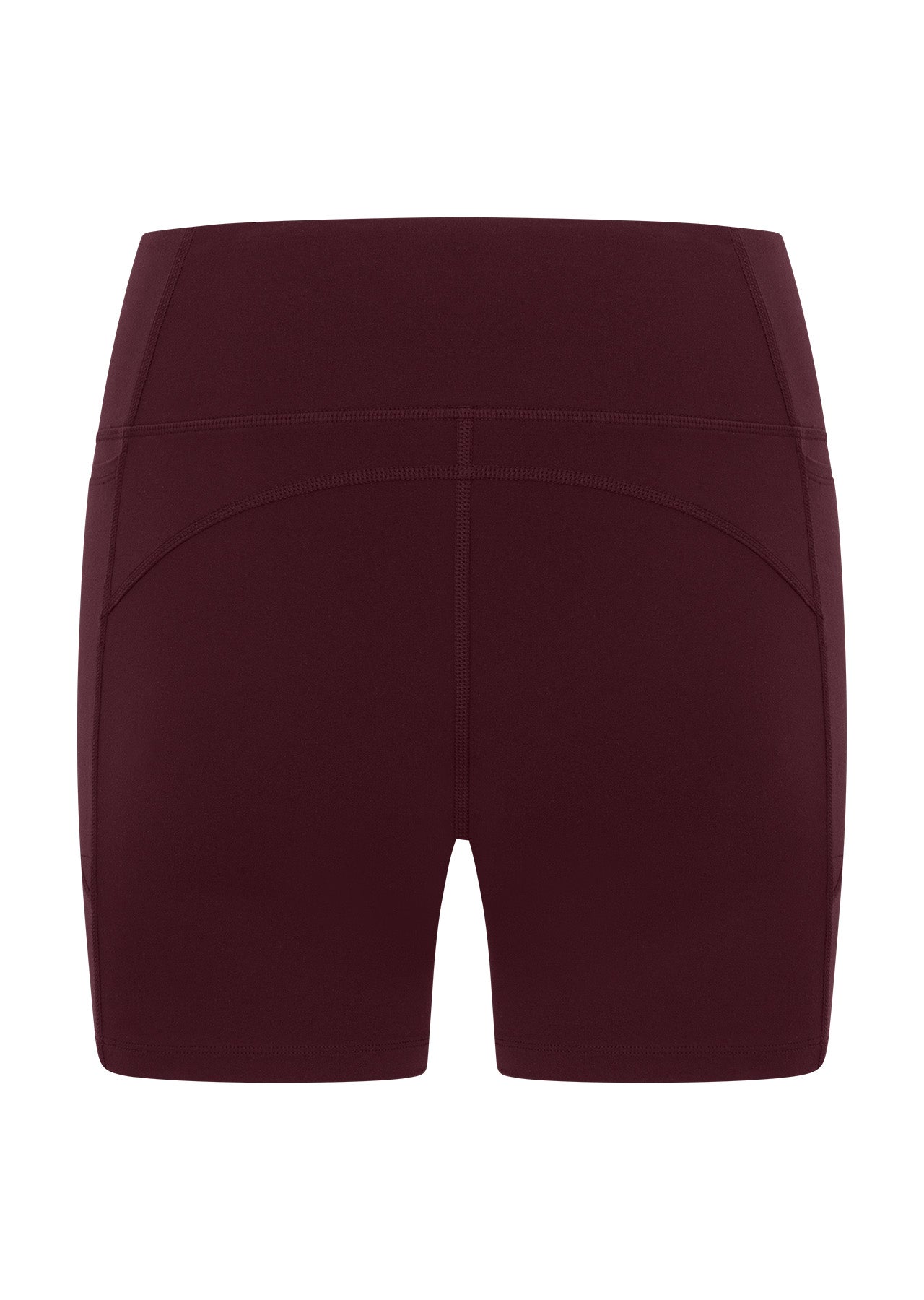 Lorna Jane Amy No Chafe Phone Pocket 14cm Bike Shorts - Cranberry