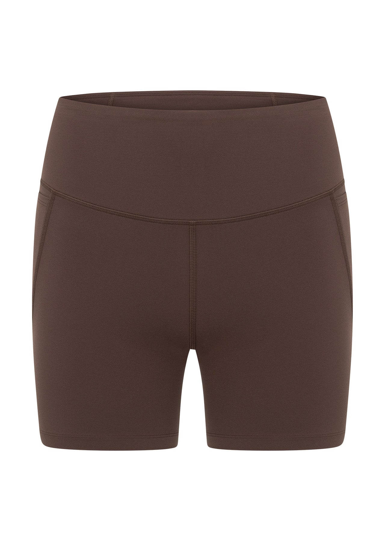 Lorna Jane Amy No Chafe Phone Pocket 14cm Bike Shorts - Cinnamon