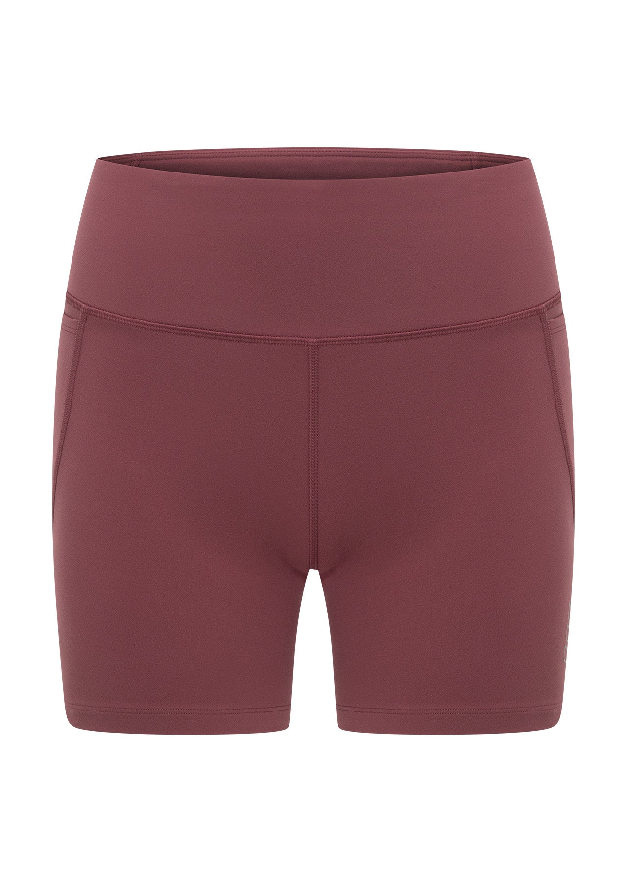 Lorna Jane Amy No Chafe Phone Pocket 14cm Bike Shorts - Dark Rose Blush