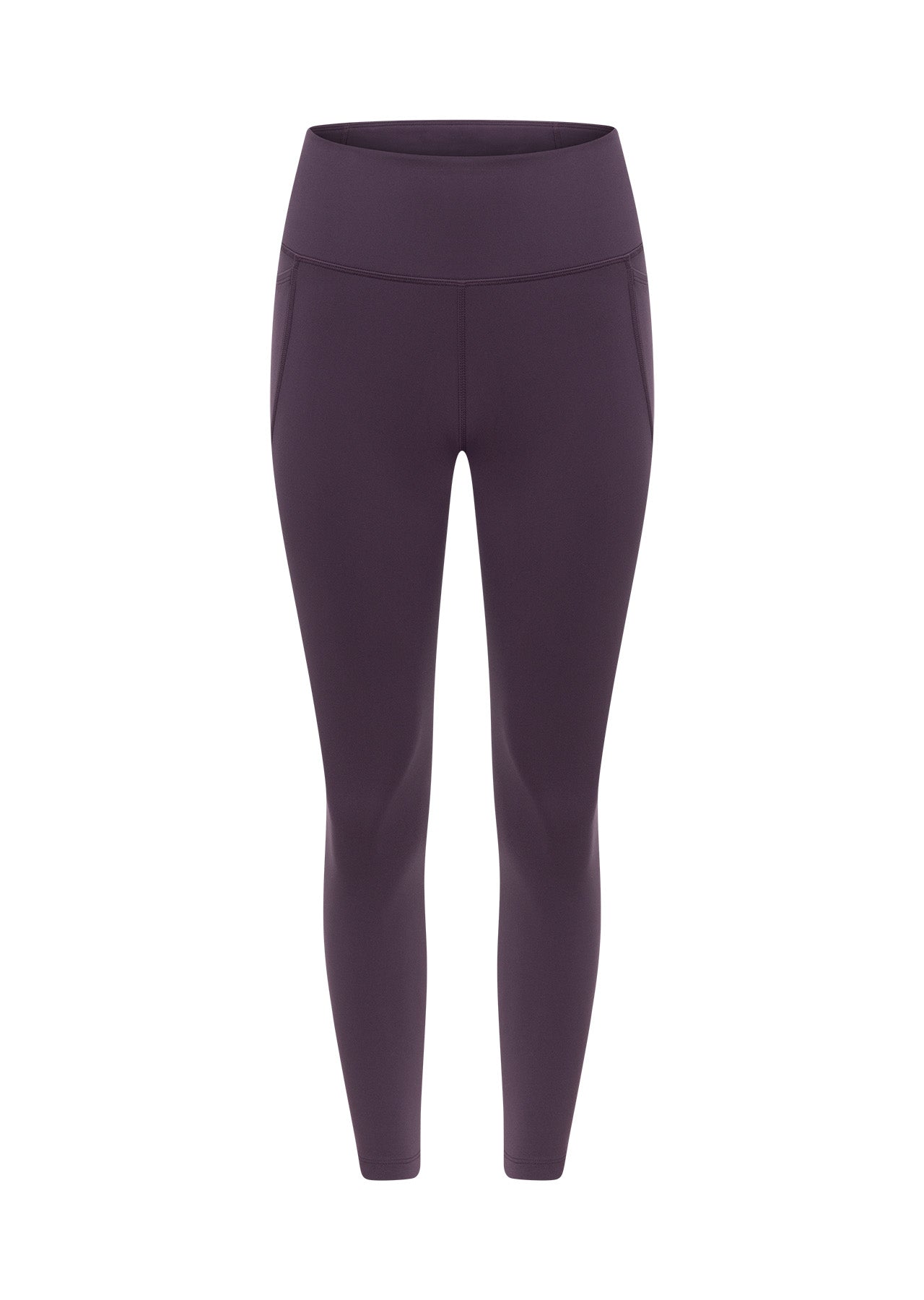Lorna Jane Amy No Chafe Phone Pocket Ankle Biter Leggings - Midnight Plum