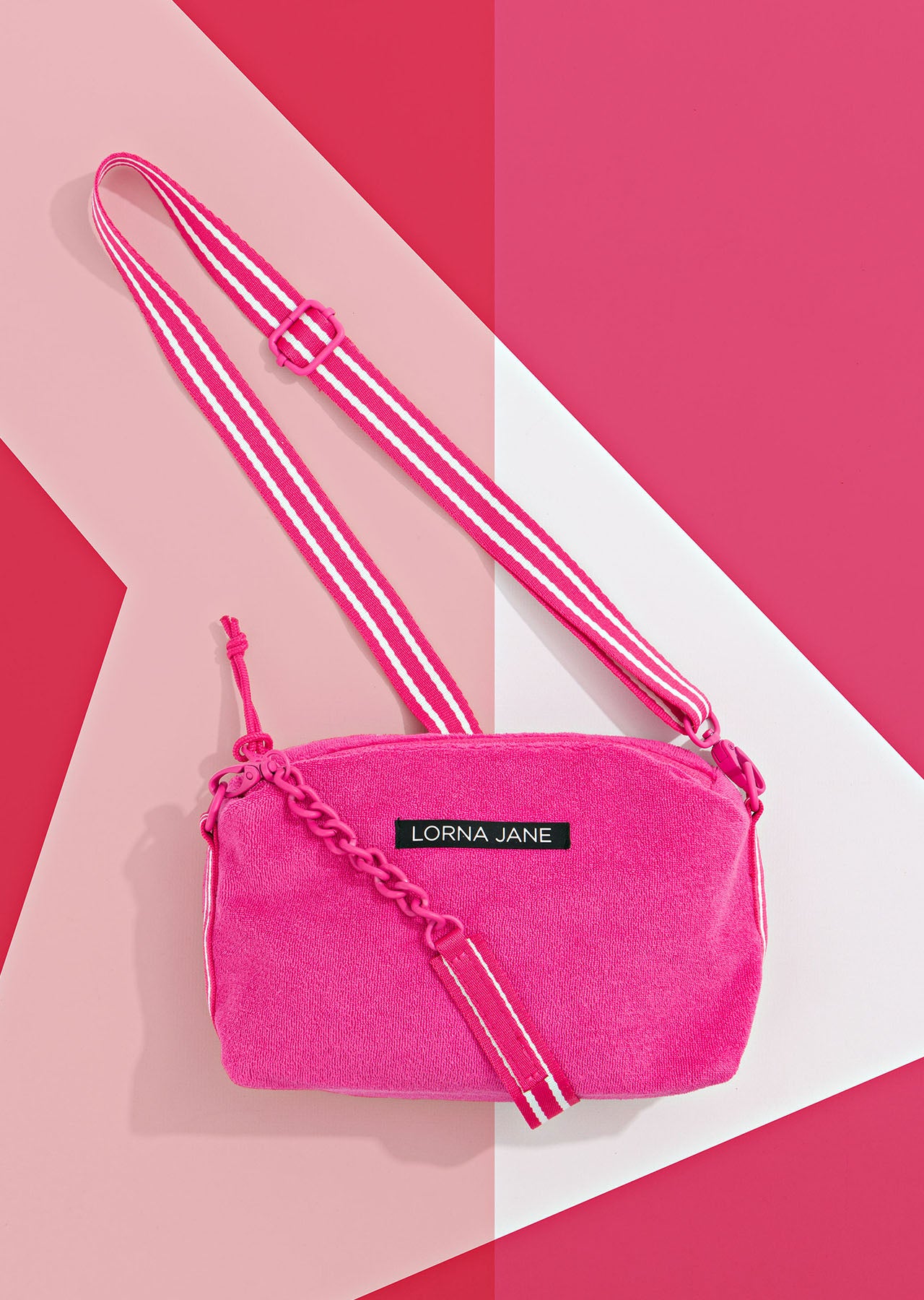 Lorna Jane Terry Crossbody Bag - Babin Pink