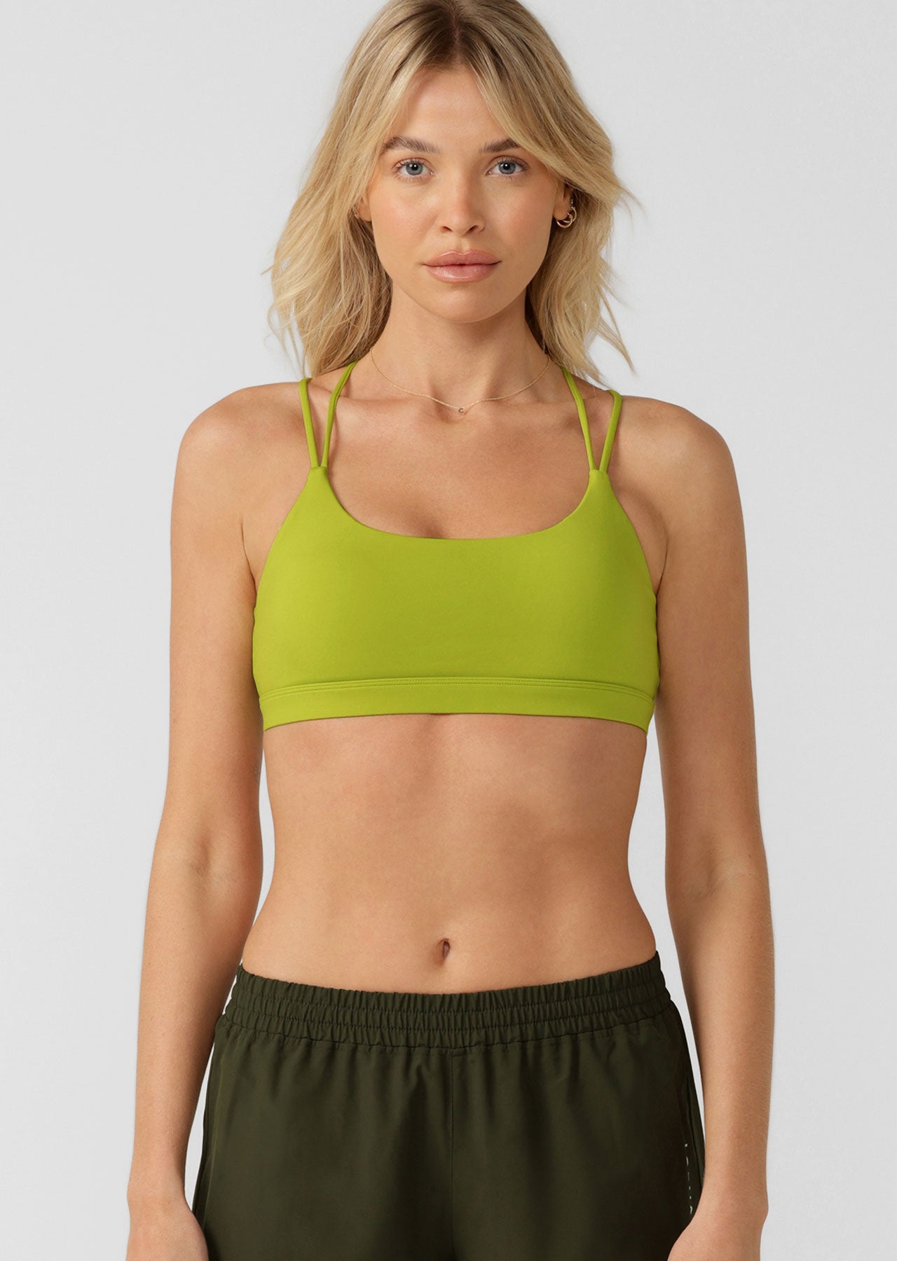 Lorna Jane Hot Shot Sports Bra - Dark Sage
