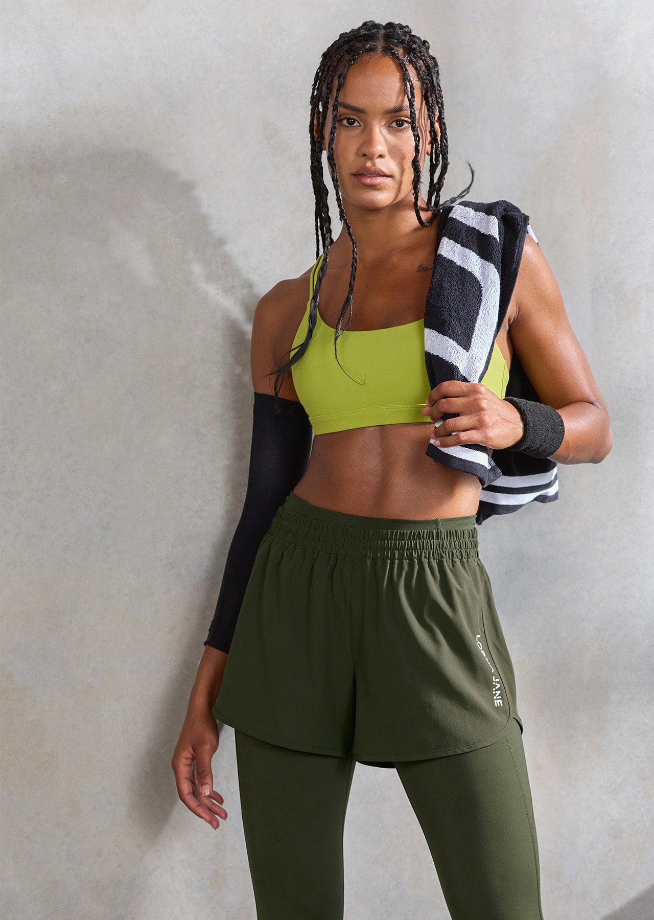 Lorna Jane Hot Shot Sports Bra - Dark Sage