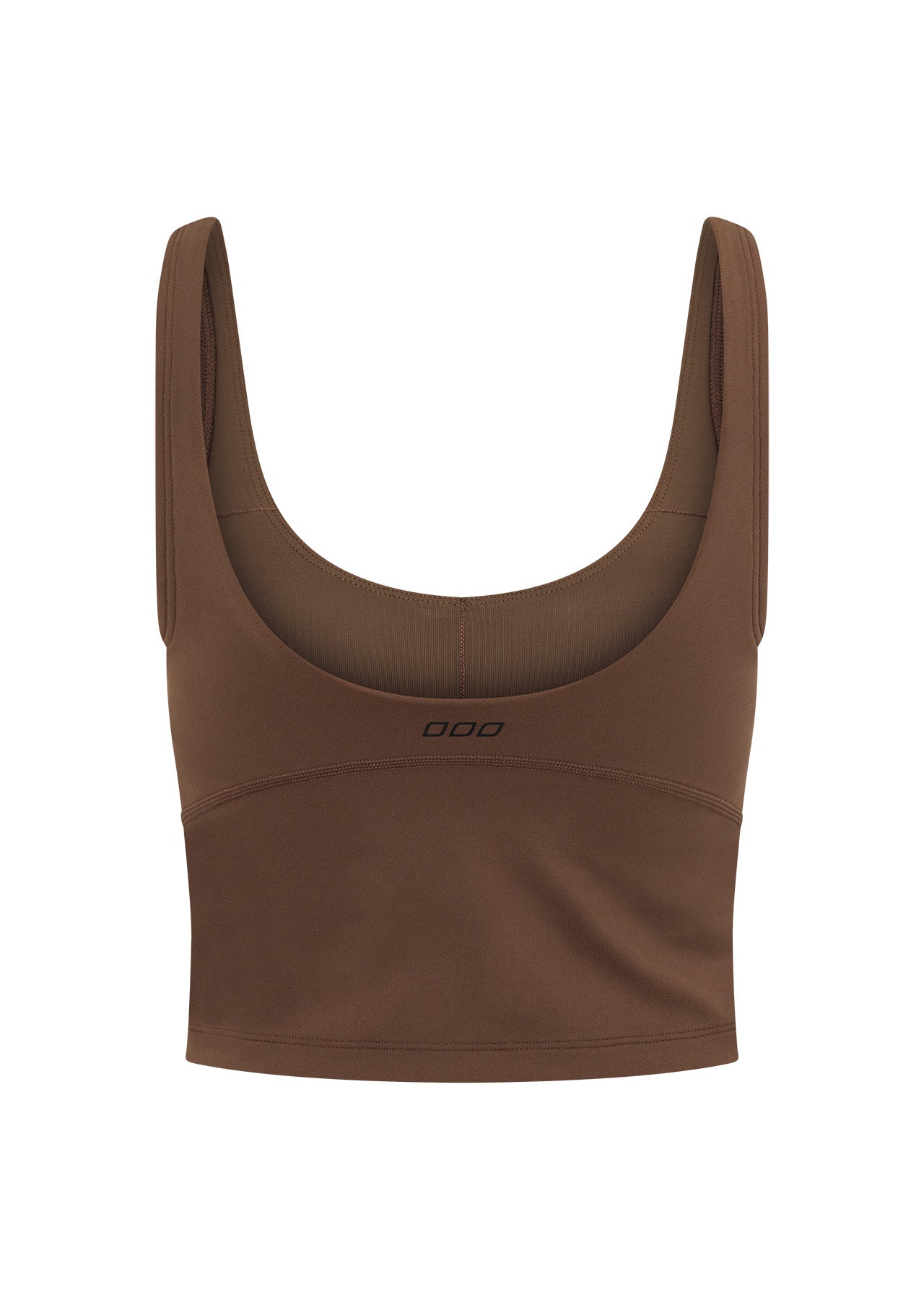 Lorna Jane Streamline Active Cropped Tank - Chocolate