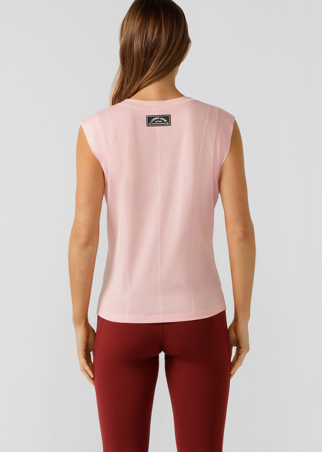 Lorna Jane Racket Active Tank - Cotton Candy