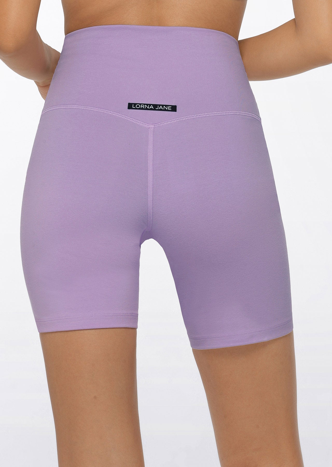 Lorna Jane Weekender Lounge Bike Shorts - Soft Lilac