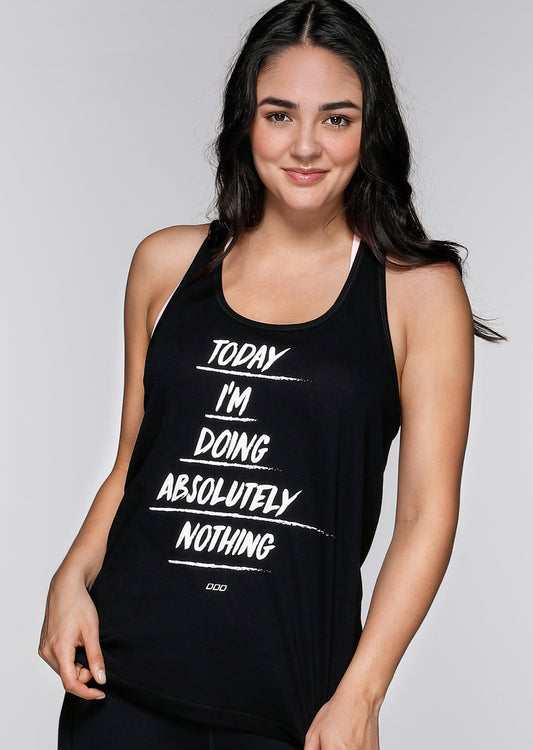 Lorna Jane Absolutely Nothing Tank - Black