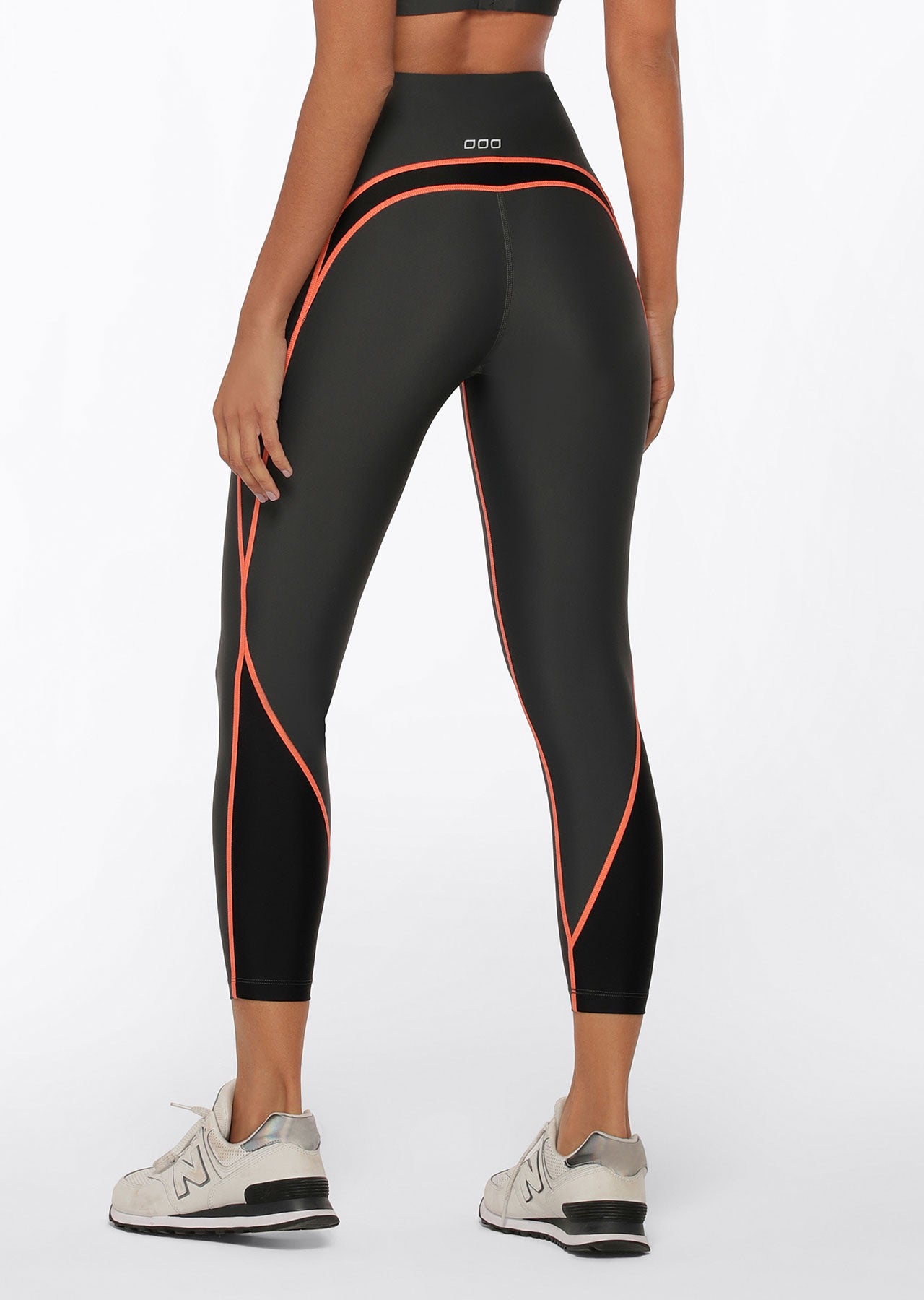 Lorna Jane Accentuate Phone Pocket Ankle Biter Leggings - Titanium